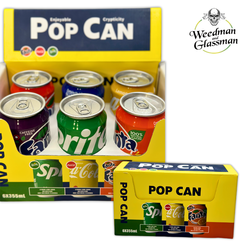 Pop Can Stash Container | Display Box | 6 Cans