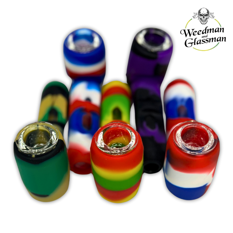 Silicone Hand Pipe | 4 inch