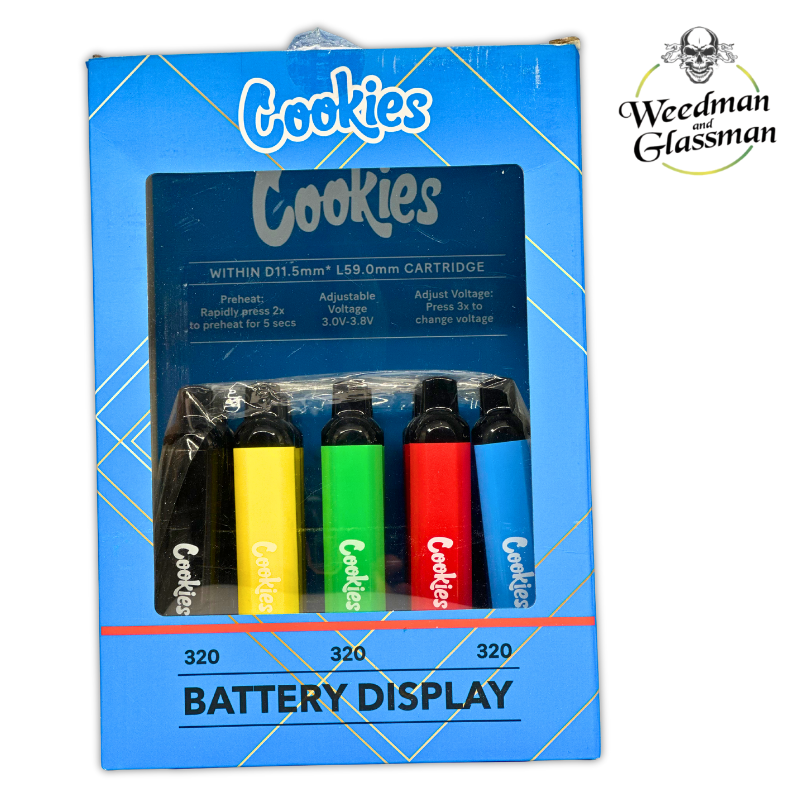 Battery Display Box | 15 Batteries | Cookies / Backwoods