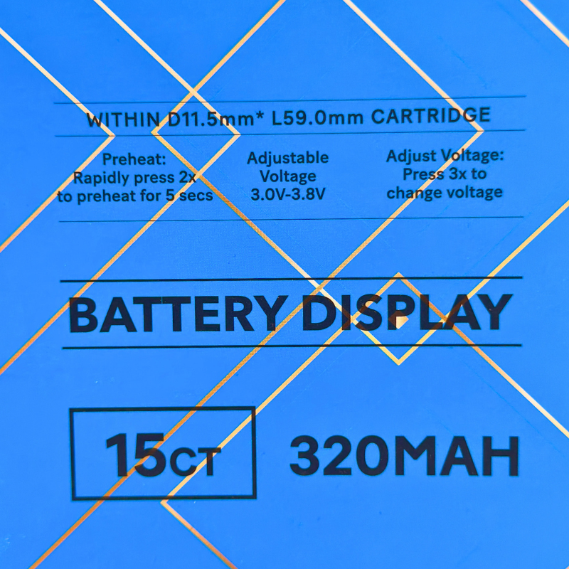 Battery Display Box | 15 Batteries | Cookies / Backwoods