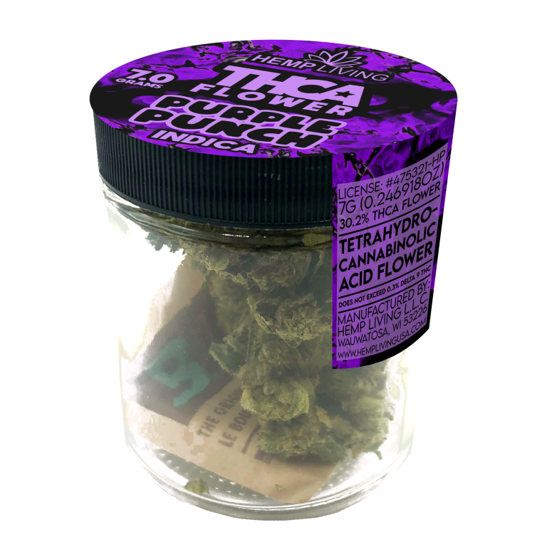 7g INDICA FLOWER JARS | Hemp Living