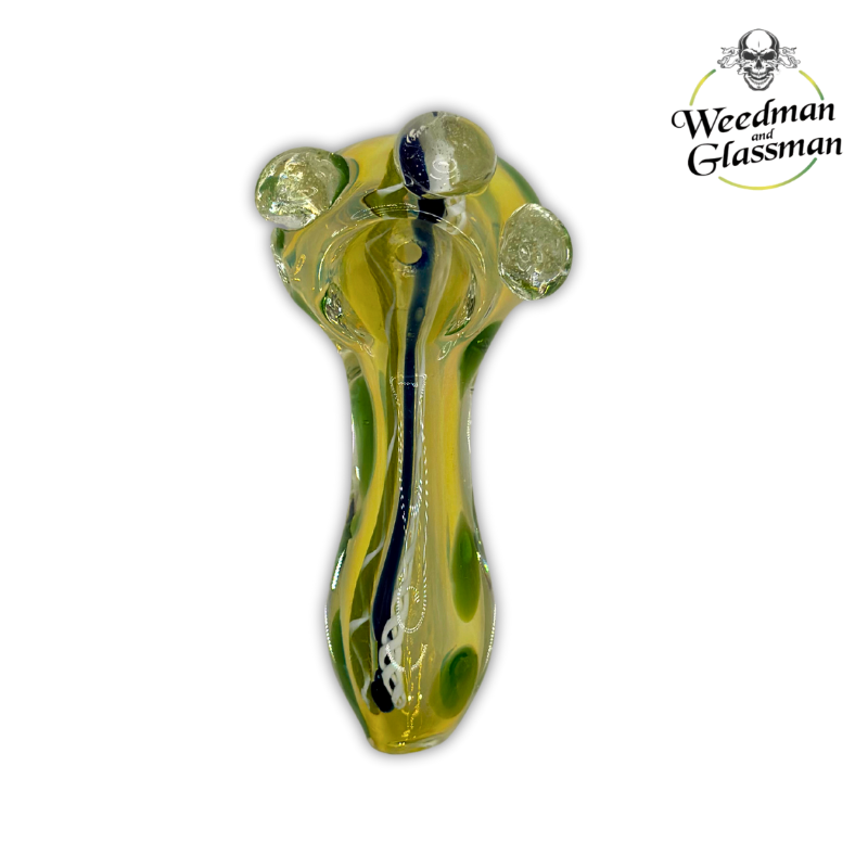Assorted Glass Hand Pipe | 3 inch | 5 Piece Pack
