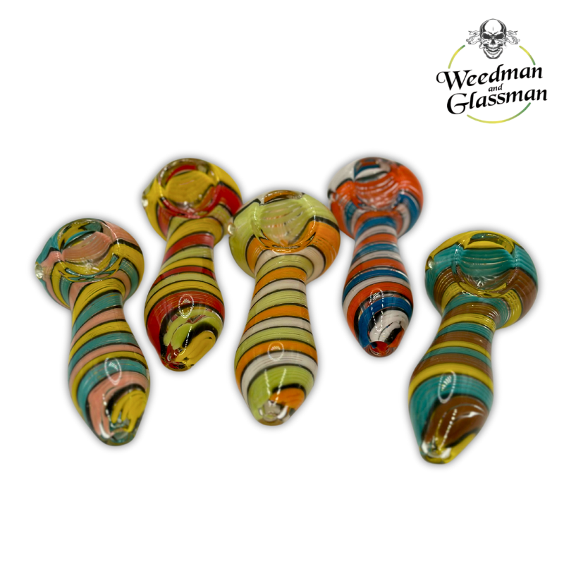 Assorted Rasta Style Hand Pipe | 3 inch | 5 Piece Pack