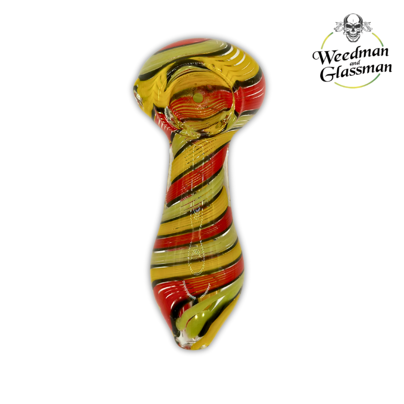Assorted Rasta Style Hand Pipe | 3 inch | 5 Piece Pack