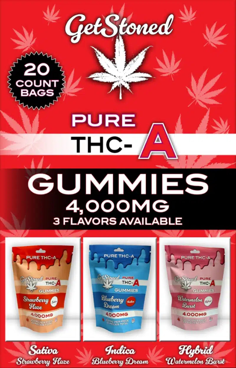 Get Stoned 200mg Gummies | 20 count