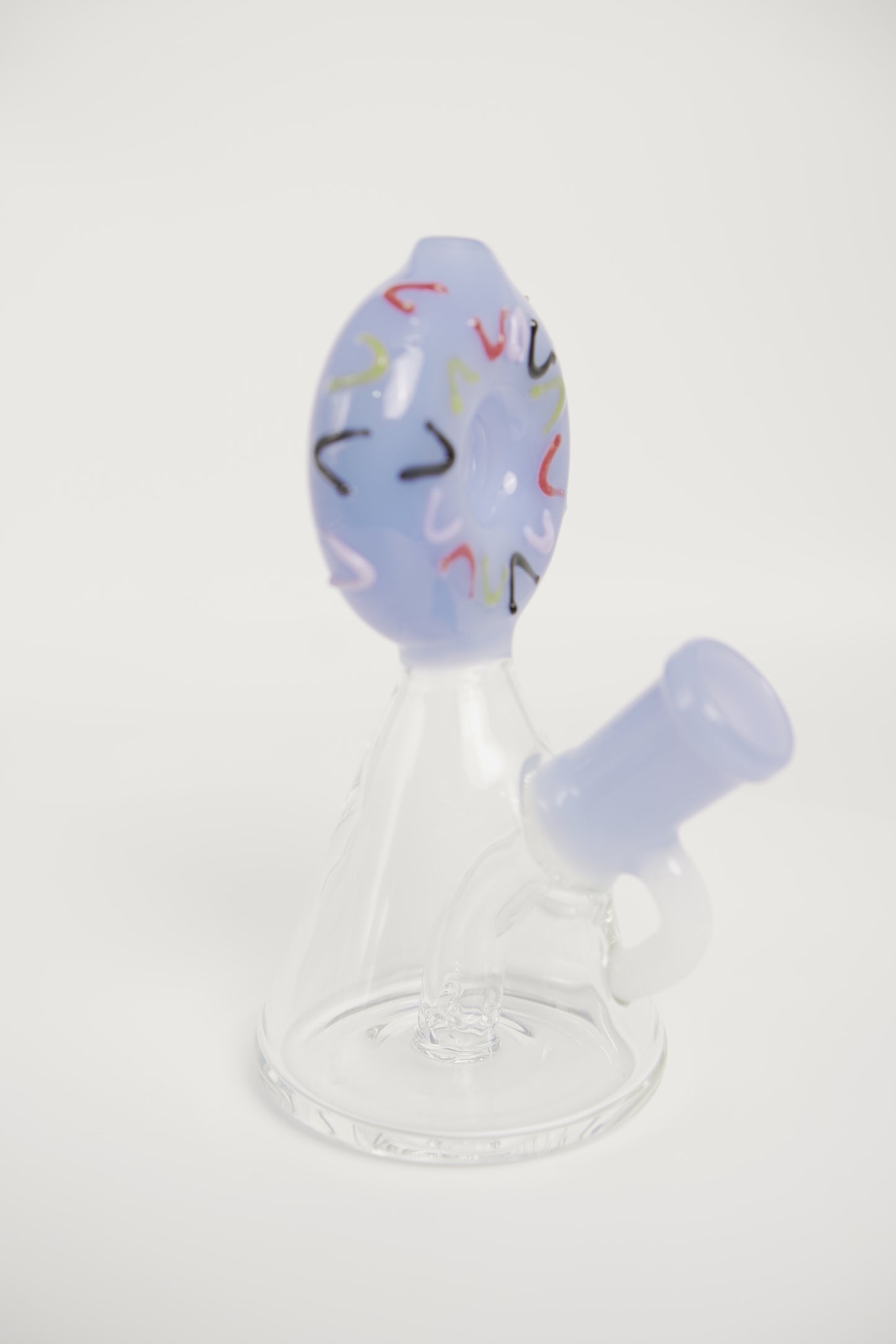 Glass Water Pipe | 5 Inch | Donut Beaker
