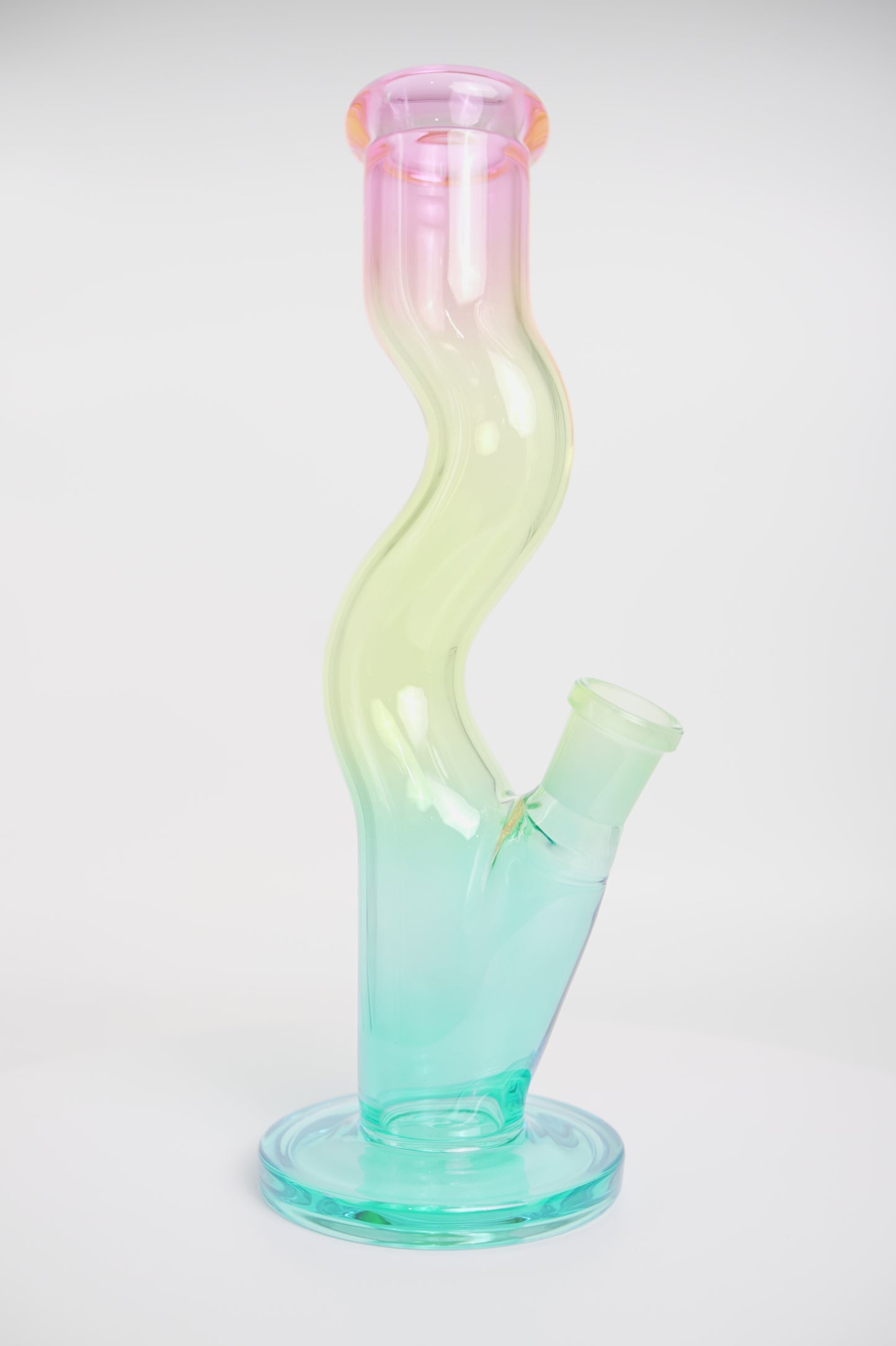 Glass Water Pipe | Rainbow Beaker | 10 Inch