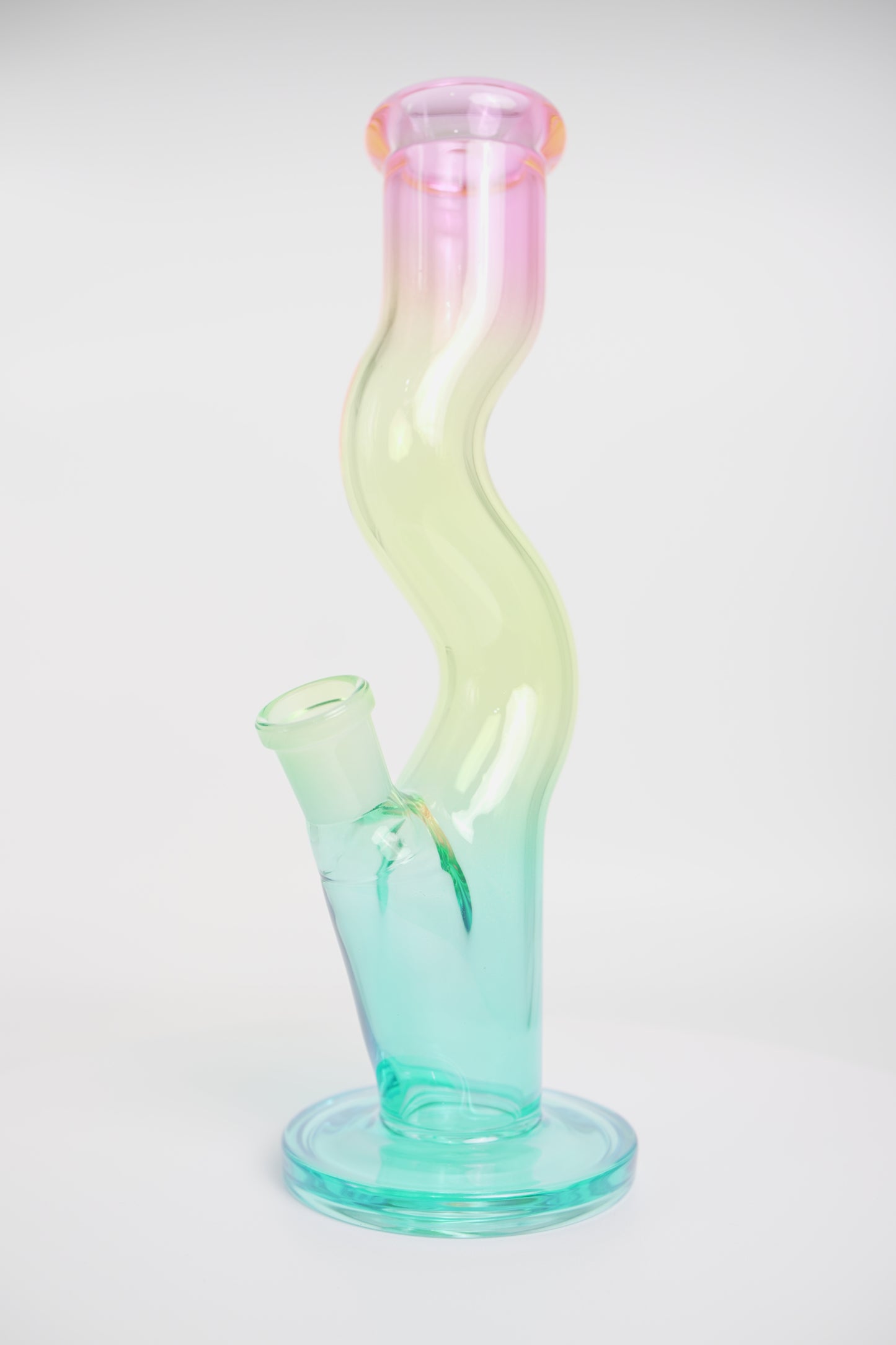 Glass Water Pipe | Rainbow Beaker | 10 Inch