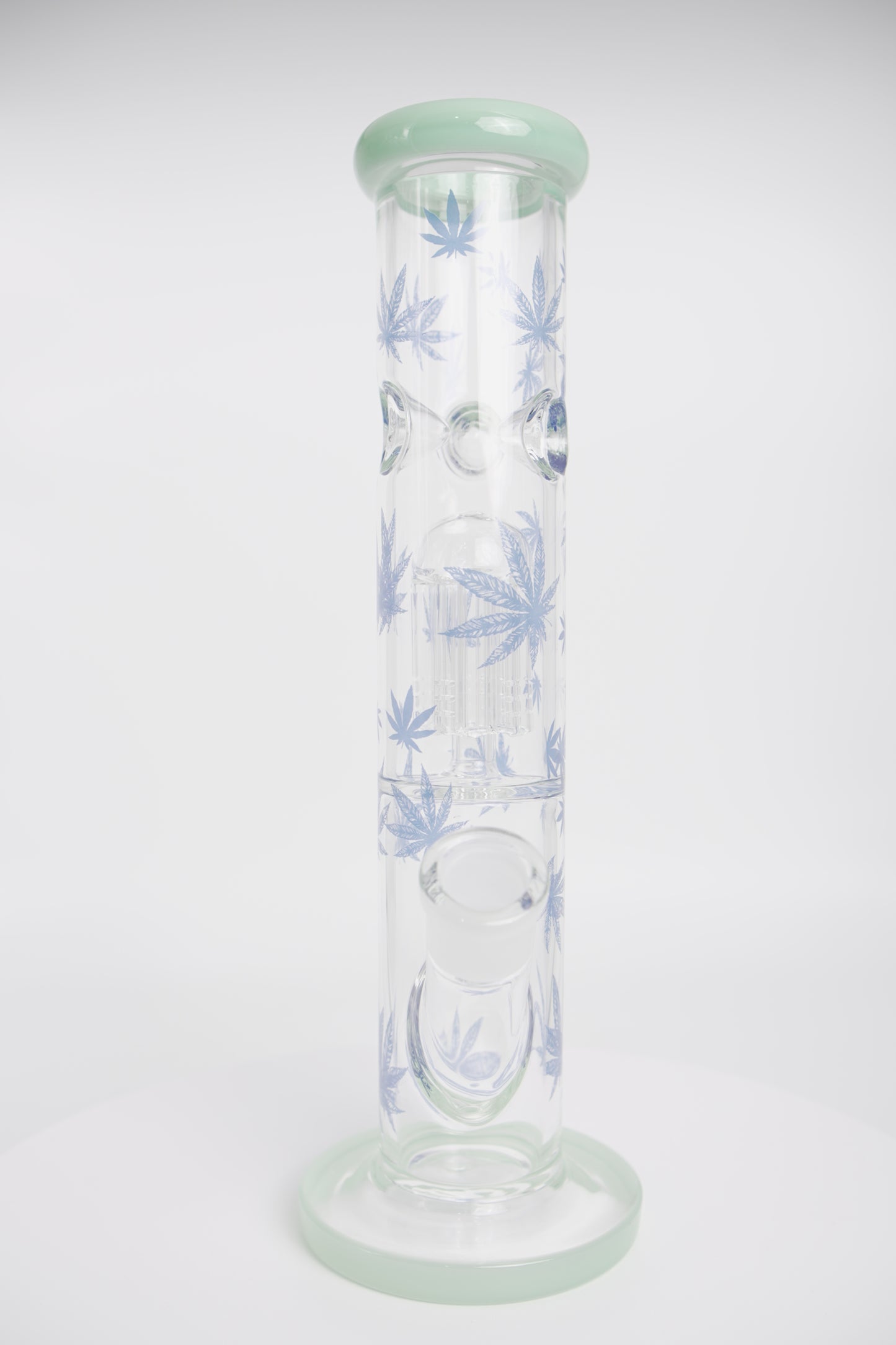 Glass Water Pipe | Leaf Beaker | 12 Inch