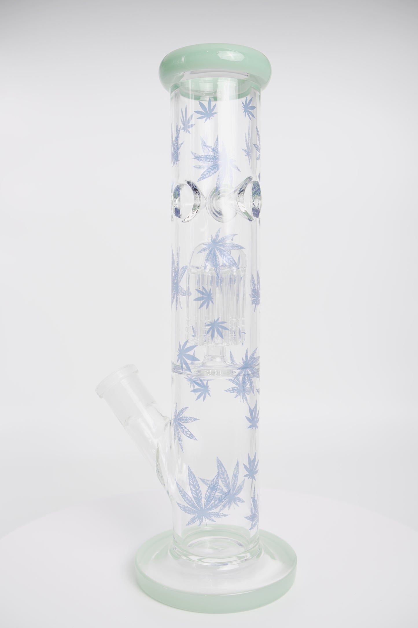 Glass Water Pipe | Leaf Beaker | 12 Inch