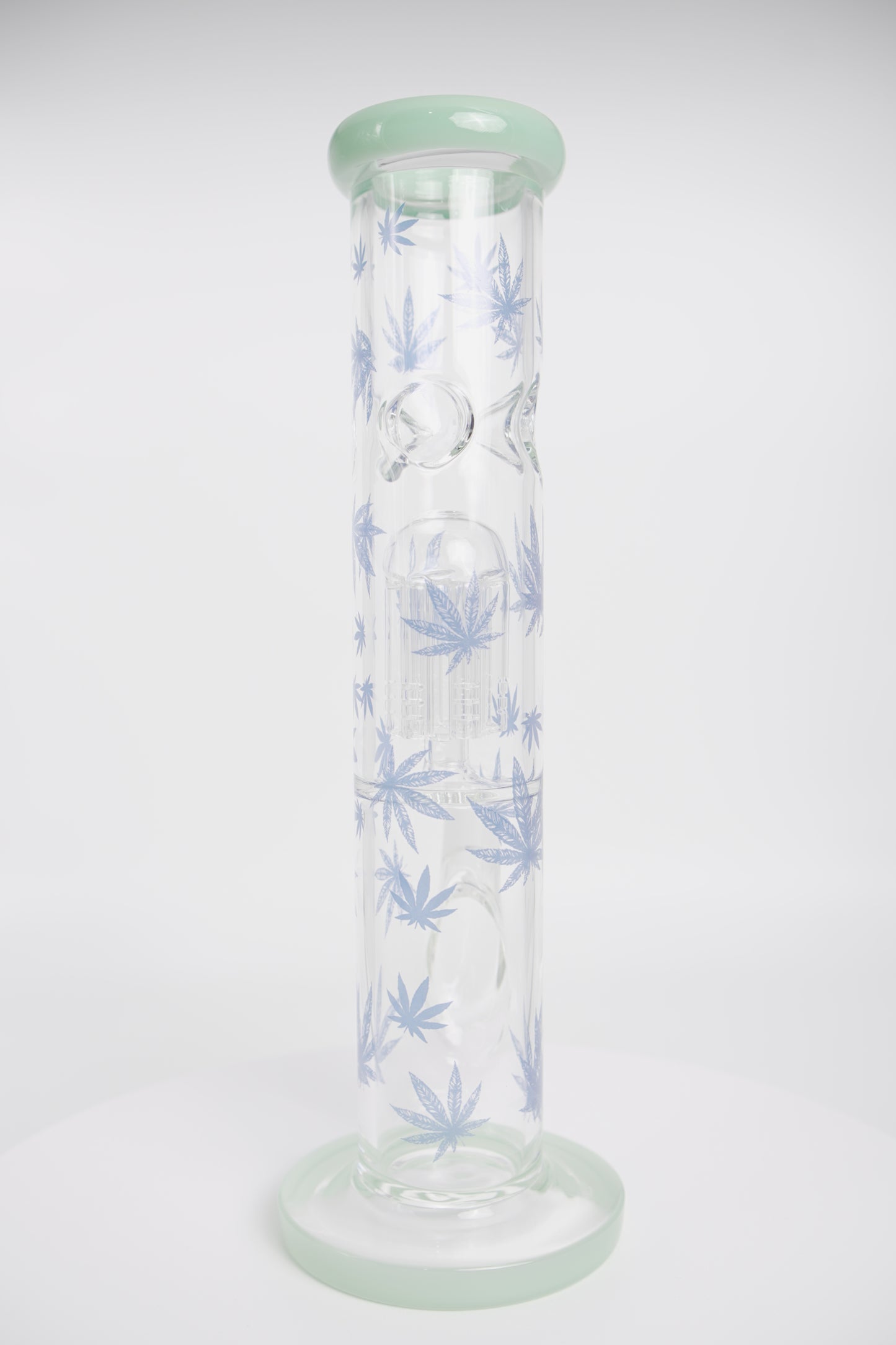 Glass Water Pipe | Leaf Beaker | 12 Inch