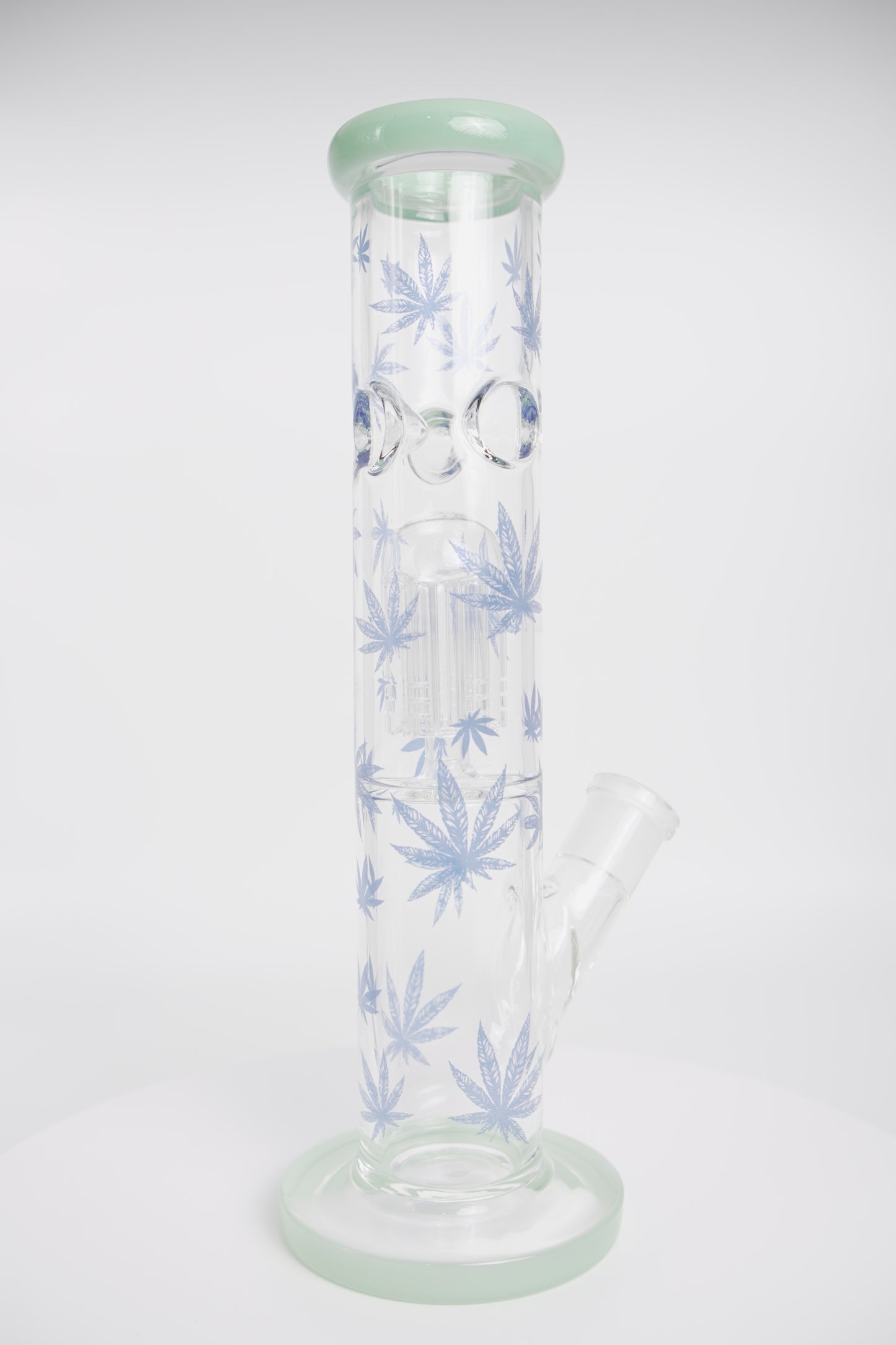 Glass Water Pipe | Leaf Beaker | 12 Inch