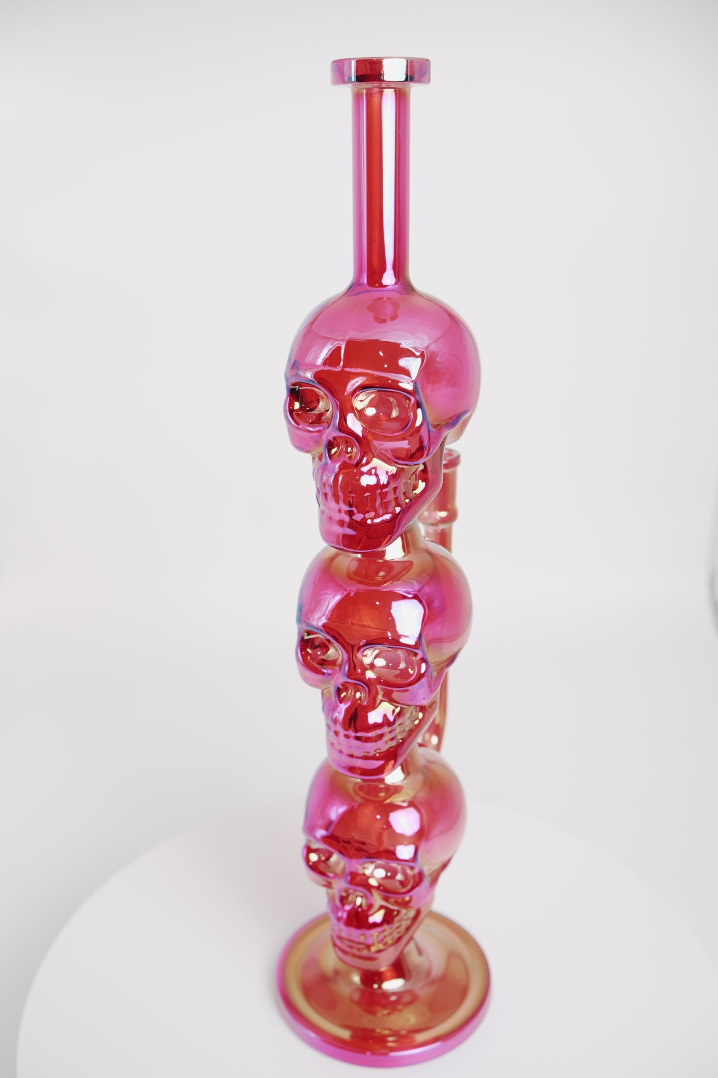 Glass Water Pipe | Skull Beaker | 15 Inch