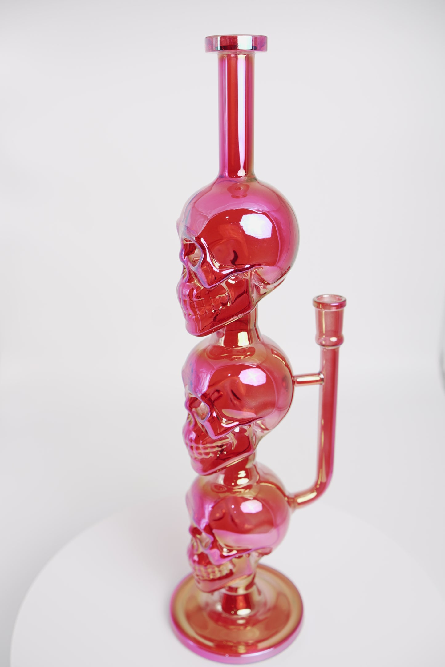 Glass Water Pipe | Skull Beaker | 15 Inch