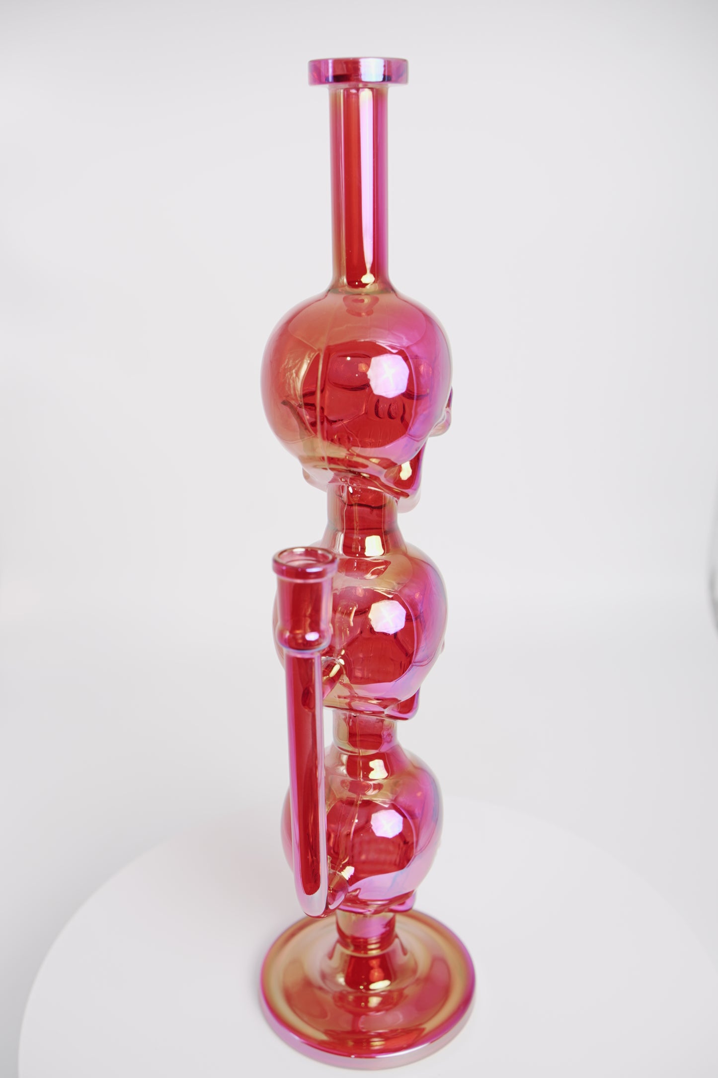 Glass Water Pipe | Skull Beaker | 15 Inch