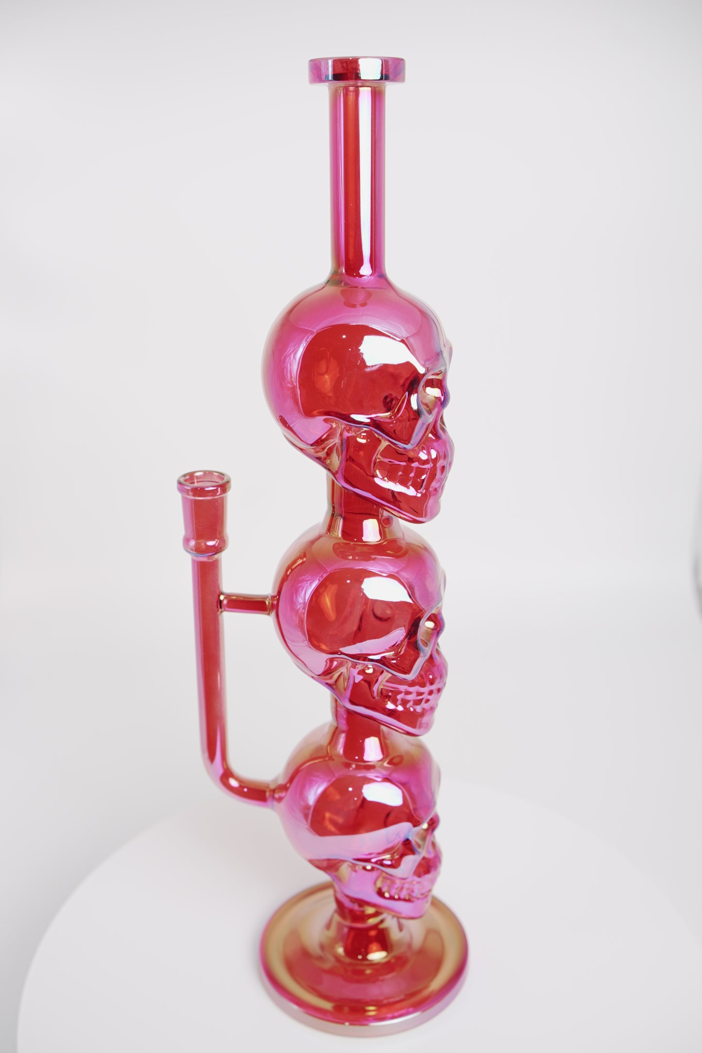 Glass Water Pipe | Skull Beaker | 15 Inch