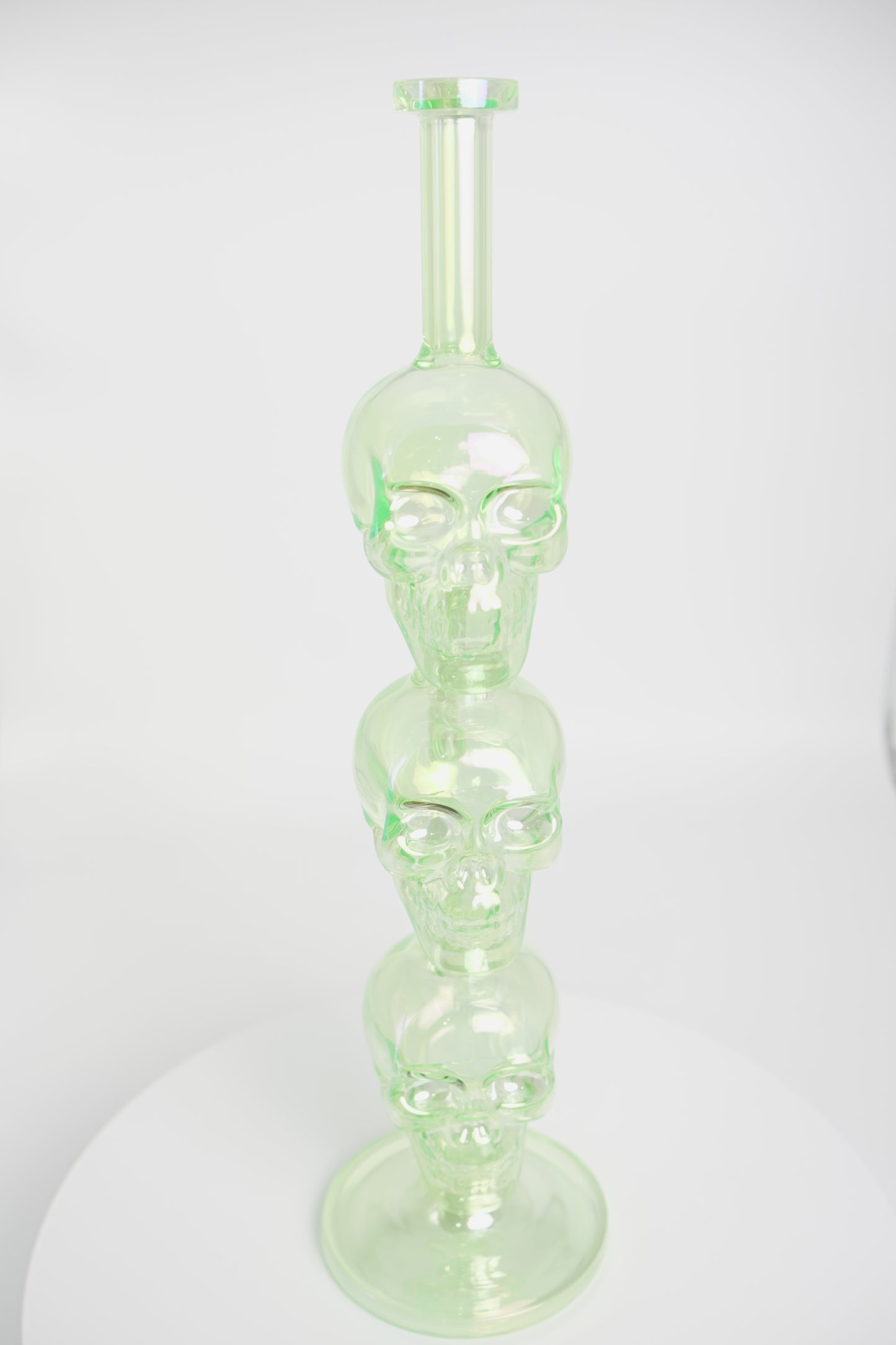 Glass Water Pipe | Skull Beaker | 15 Inch