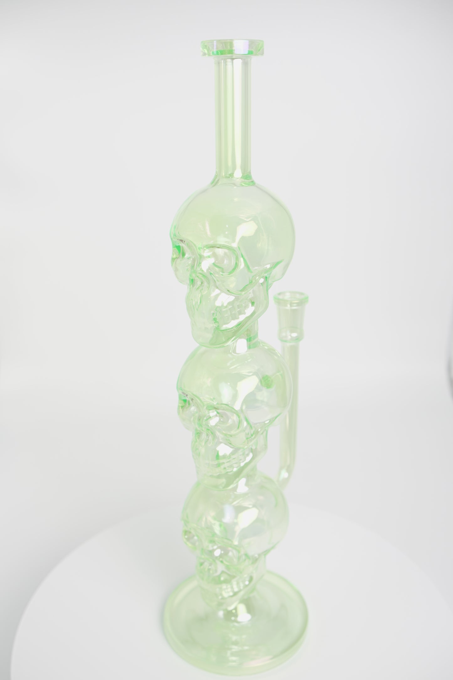 Glass Water Pipe | Skull Beaker | 15 Inch