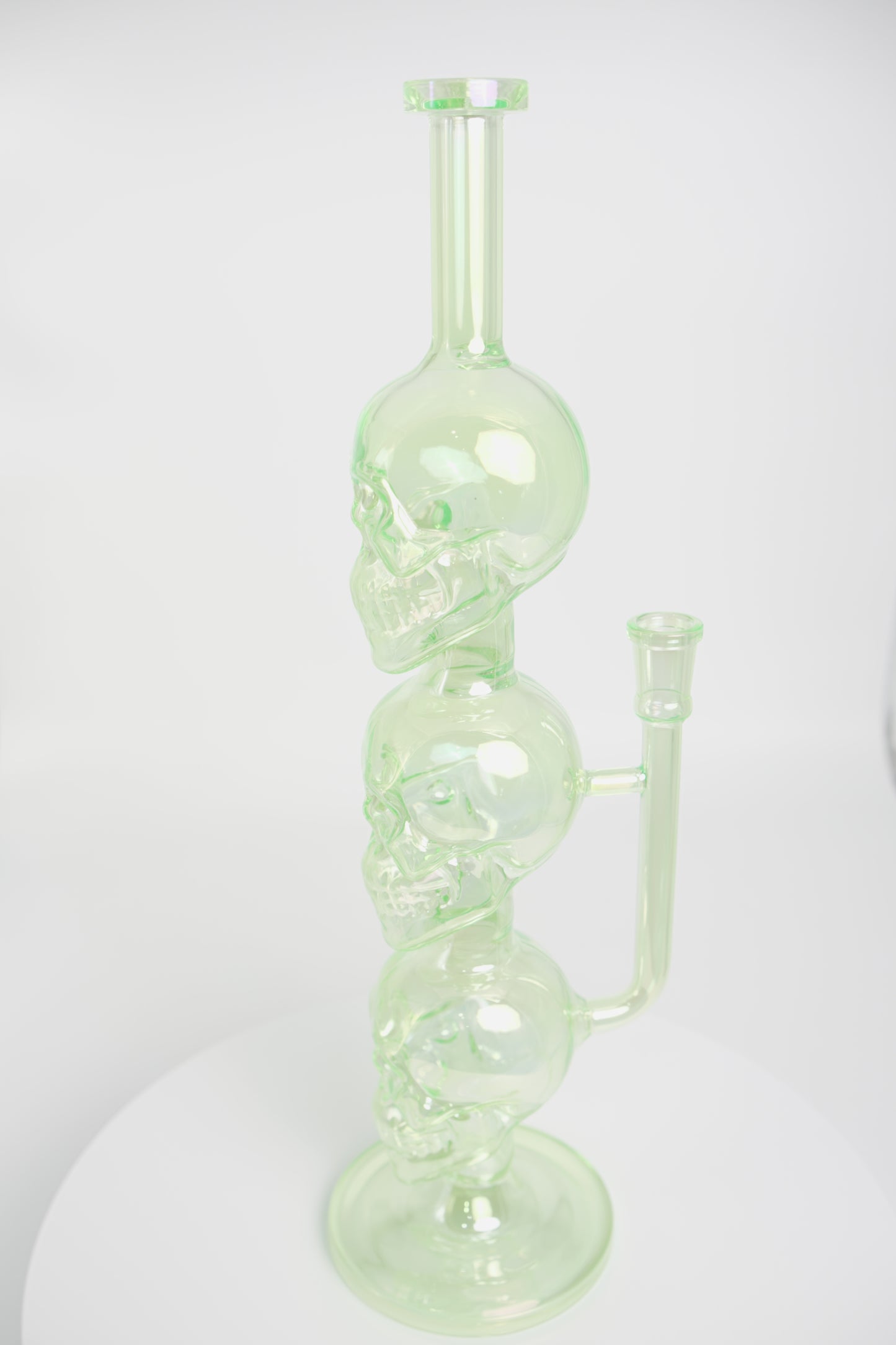Glass Water Pipe | Skull Beaker | 15 Inch