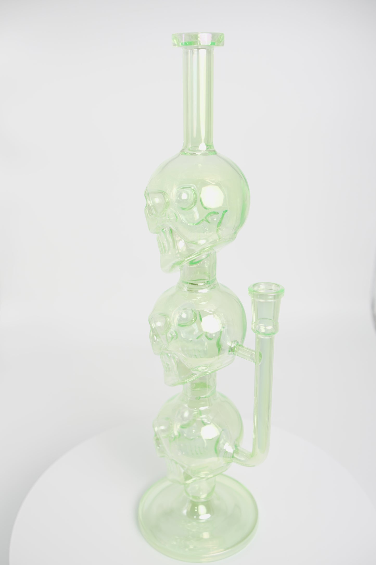 Glass Water Pipe | Skull Beaker | 15 Inch