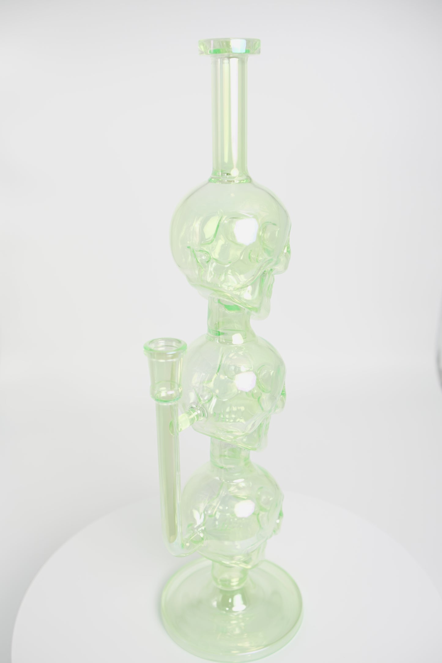Glass Water Pipe | Skull Beaker | 15 Inch