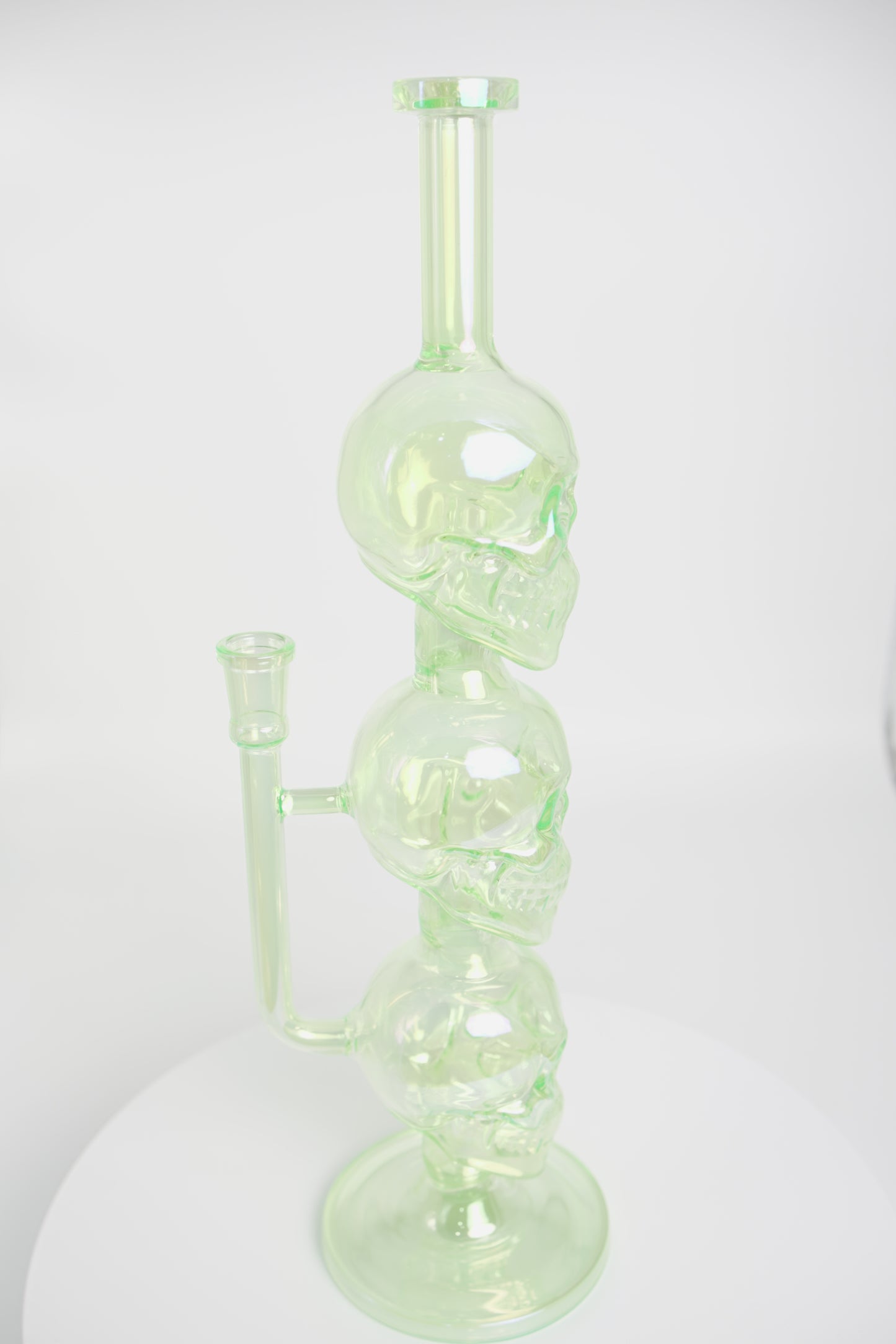 Glass Water Pipe | Skull Beaker | 15 Inch