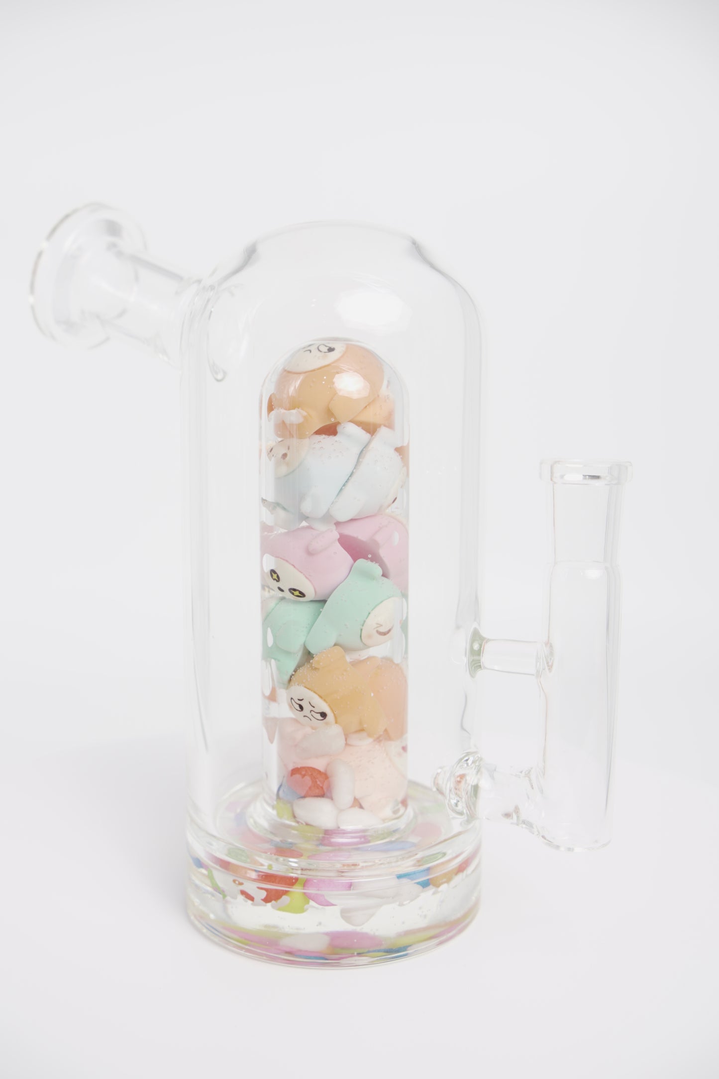 Glass Water Pipe | Resin Art | 10 Inch