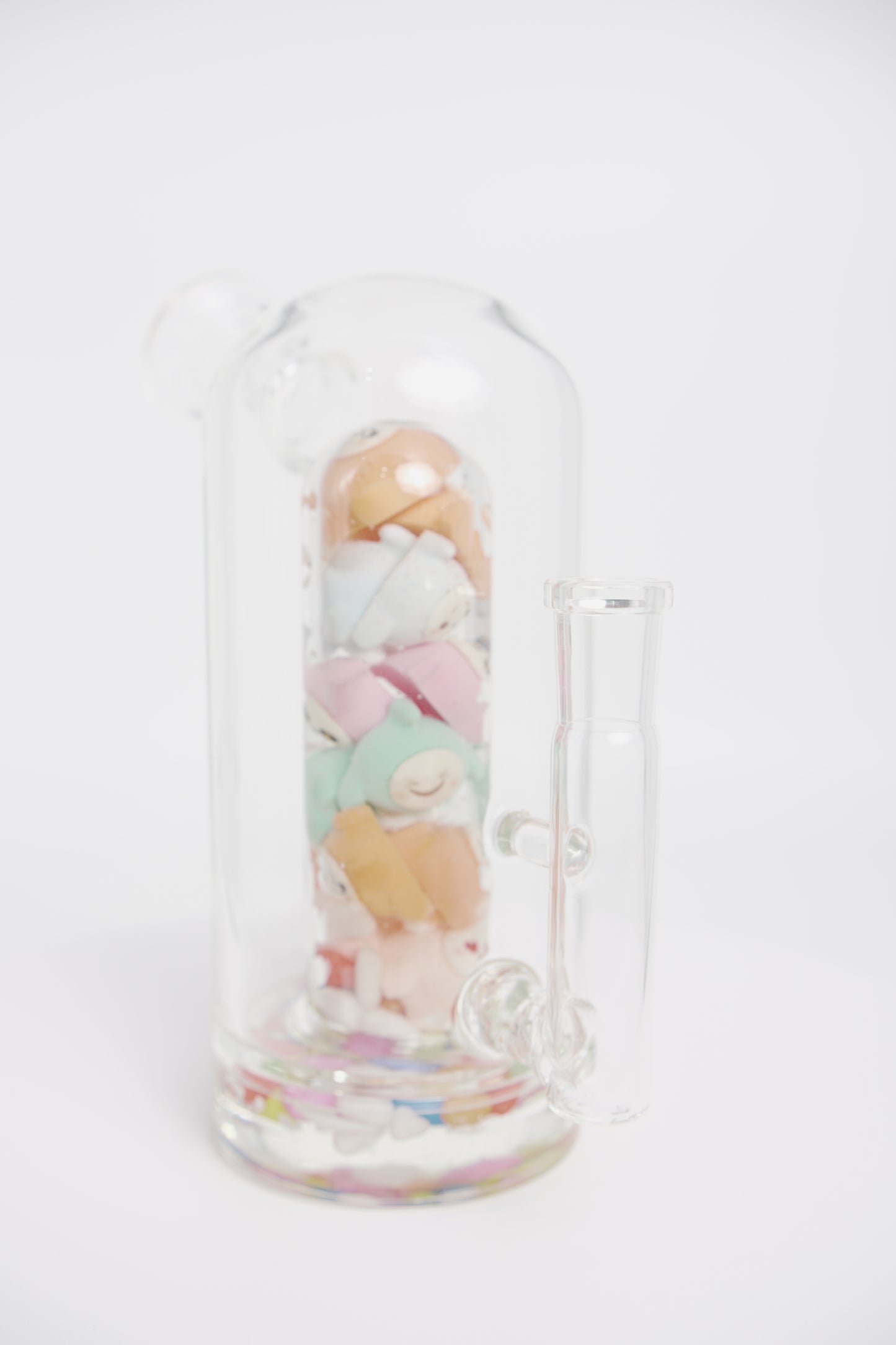 Glass Water Pipe | Resin Art | 10 Inch