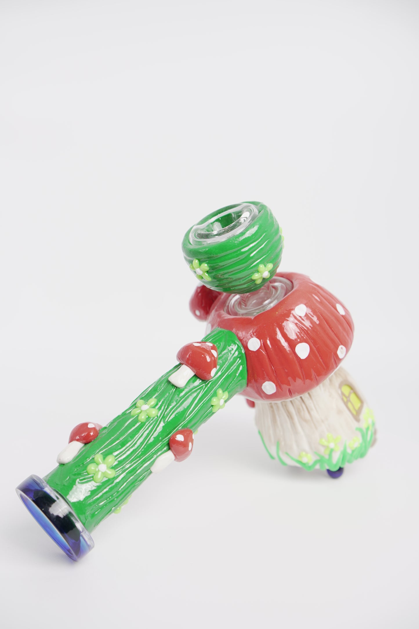 Bubbler | Mushroom Hut Design | 8 Inch