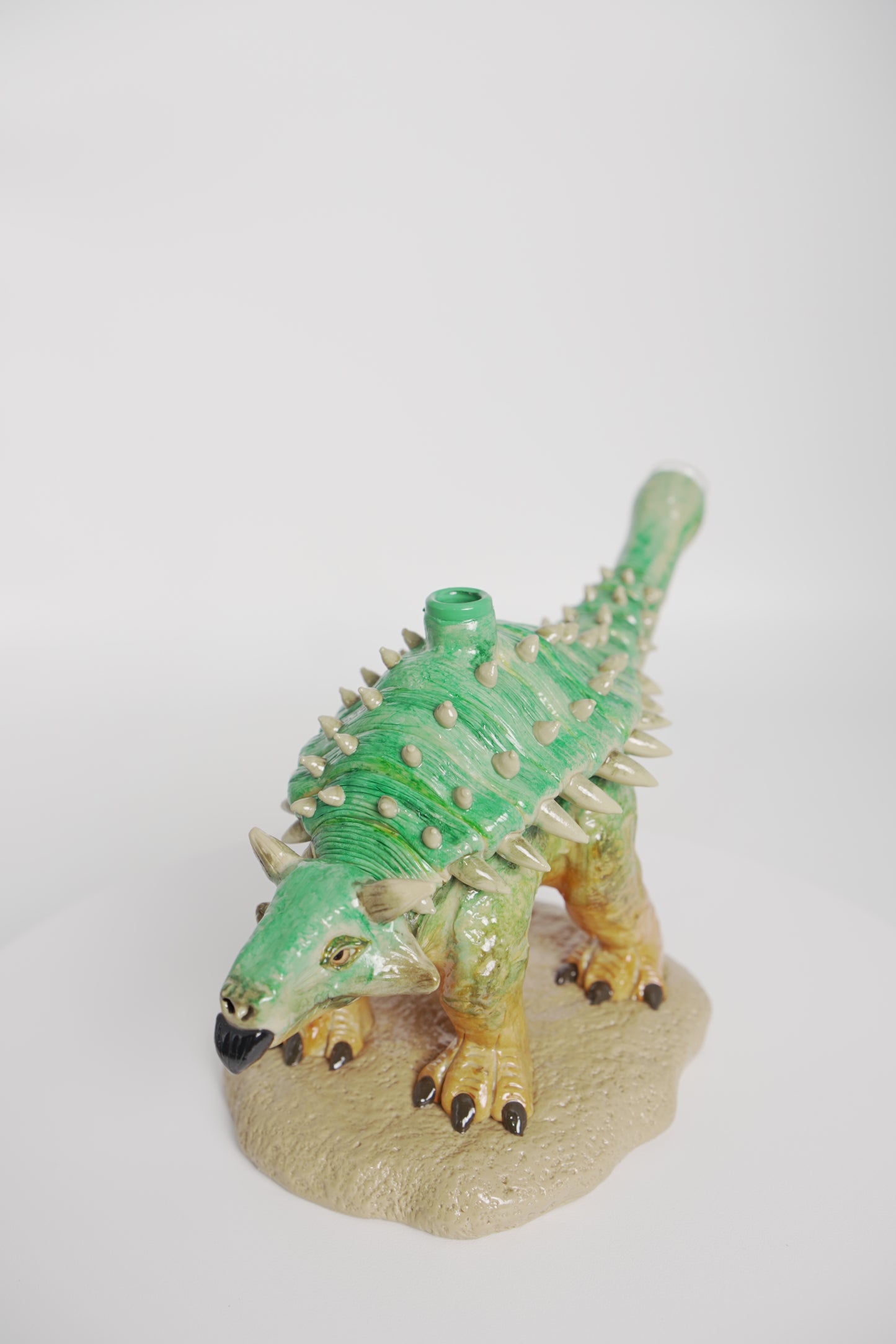 Water Pipe | Ankylosaurus Design | 10 Inch