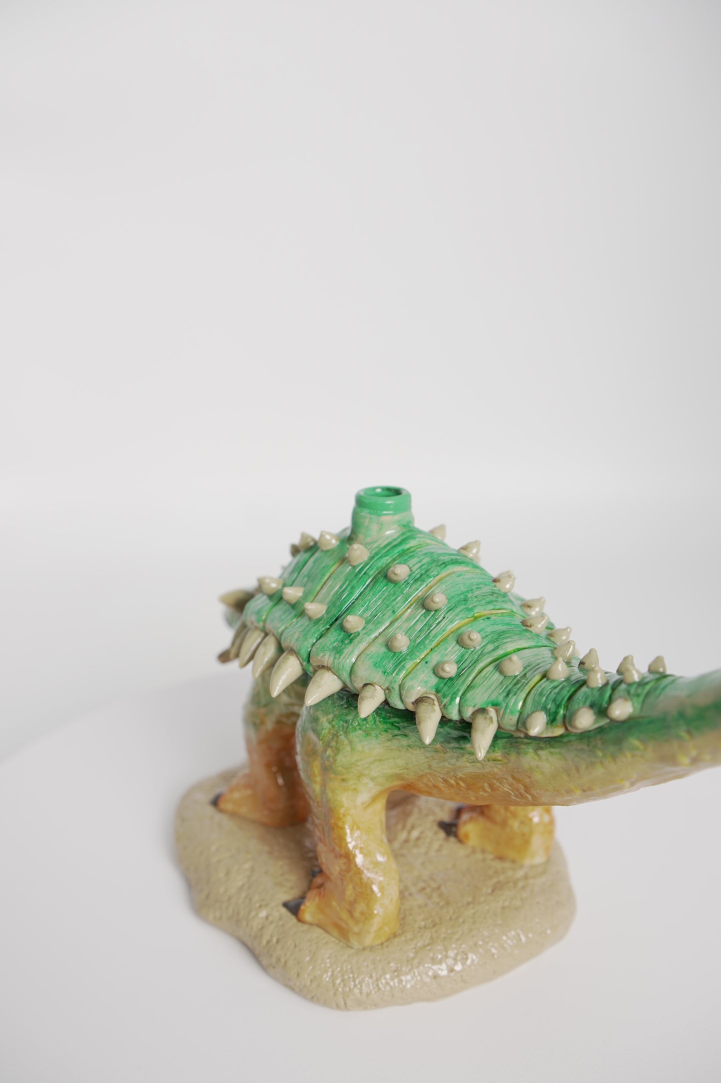 Water Pipe | Ankylosaurus Design | 10 Inch