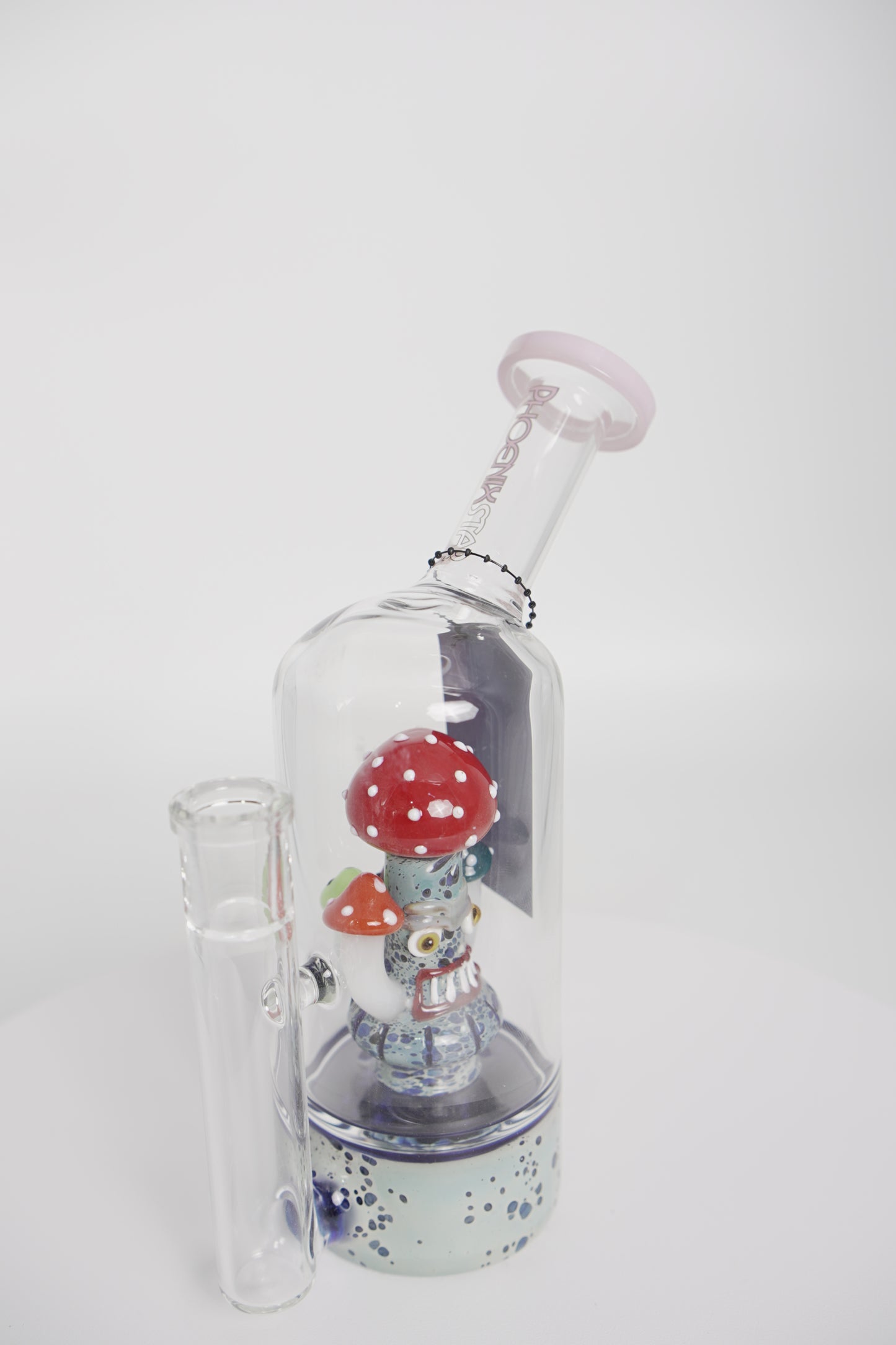 Glass Water Pipe | Mushroom Monster Design | 7.5 Inch