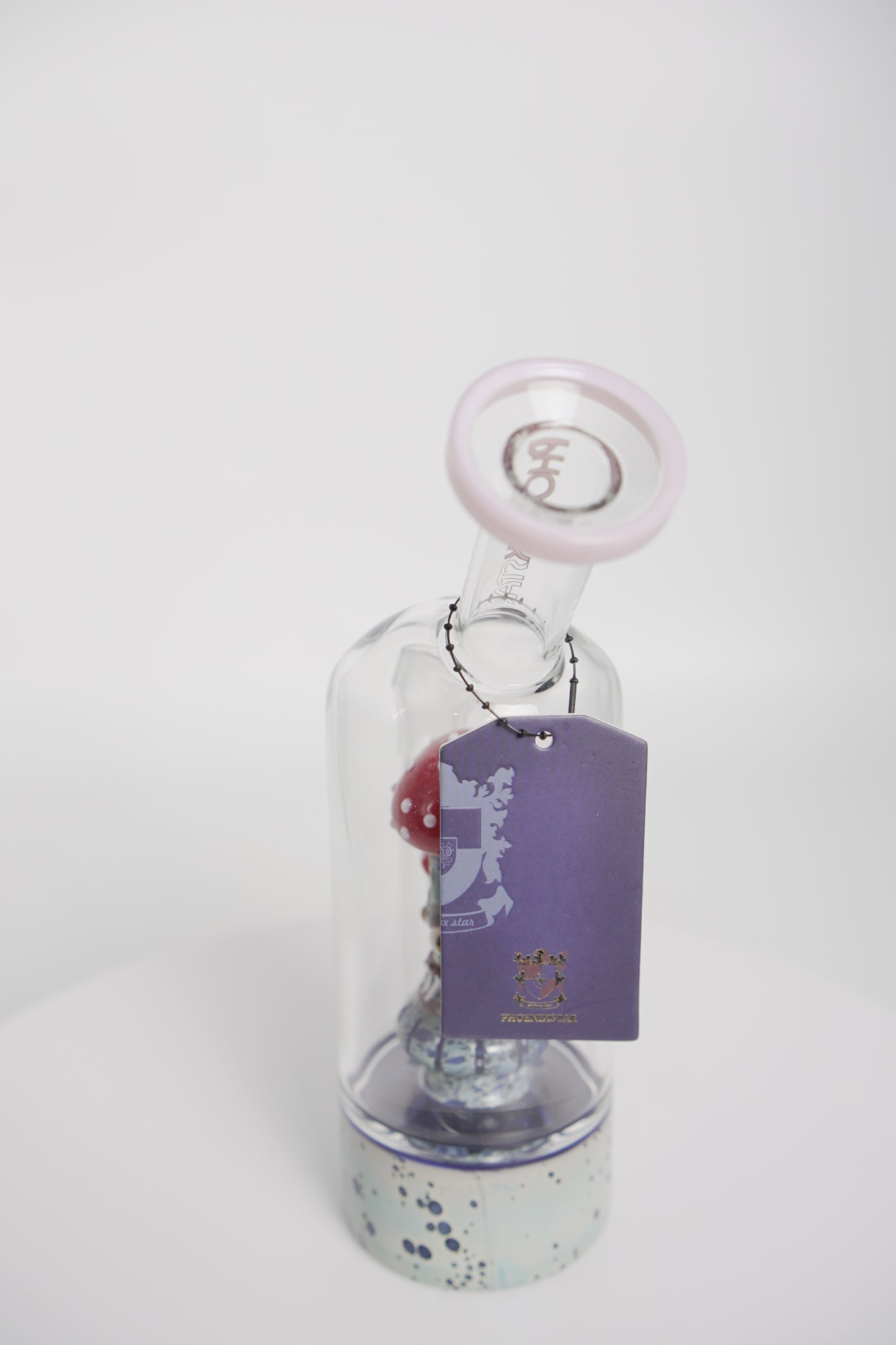 Glass Water Pipe | Mushroom Monster Design | 7.5 Inch