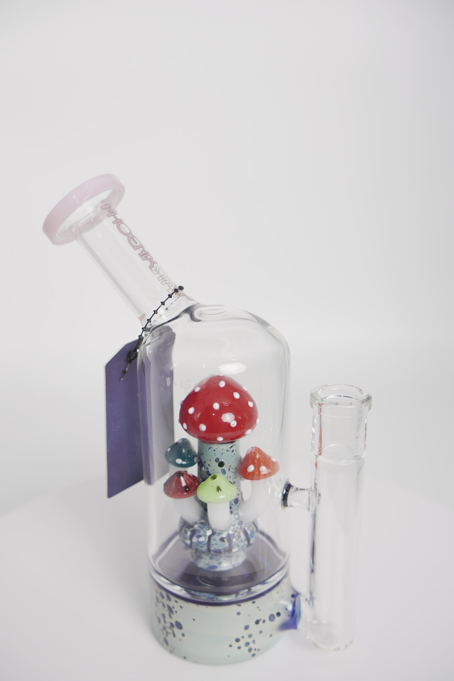 Glass Water Pipe | Mushroom Monster Design | 7.5 Inch