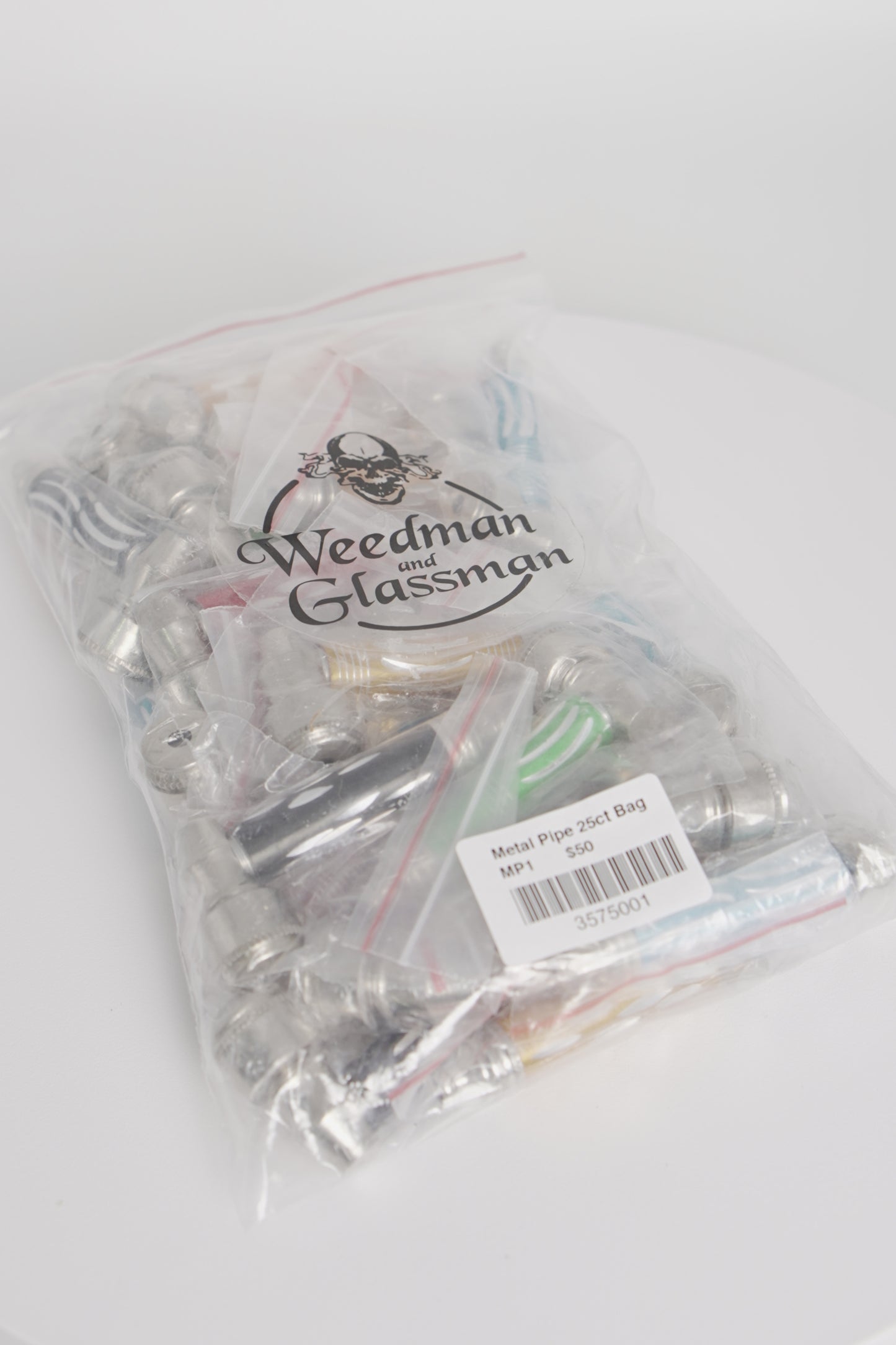 Assorted Metal Pipe | 25 Piece Pack