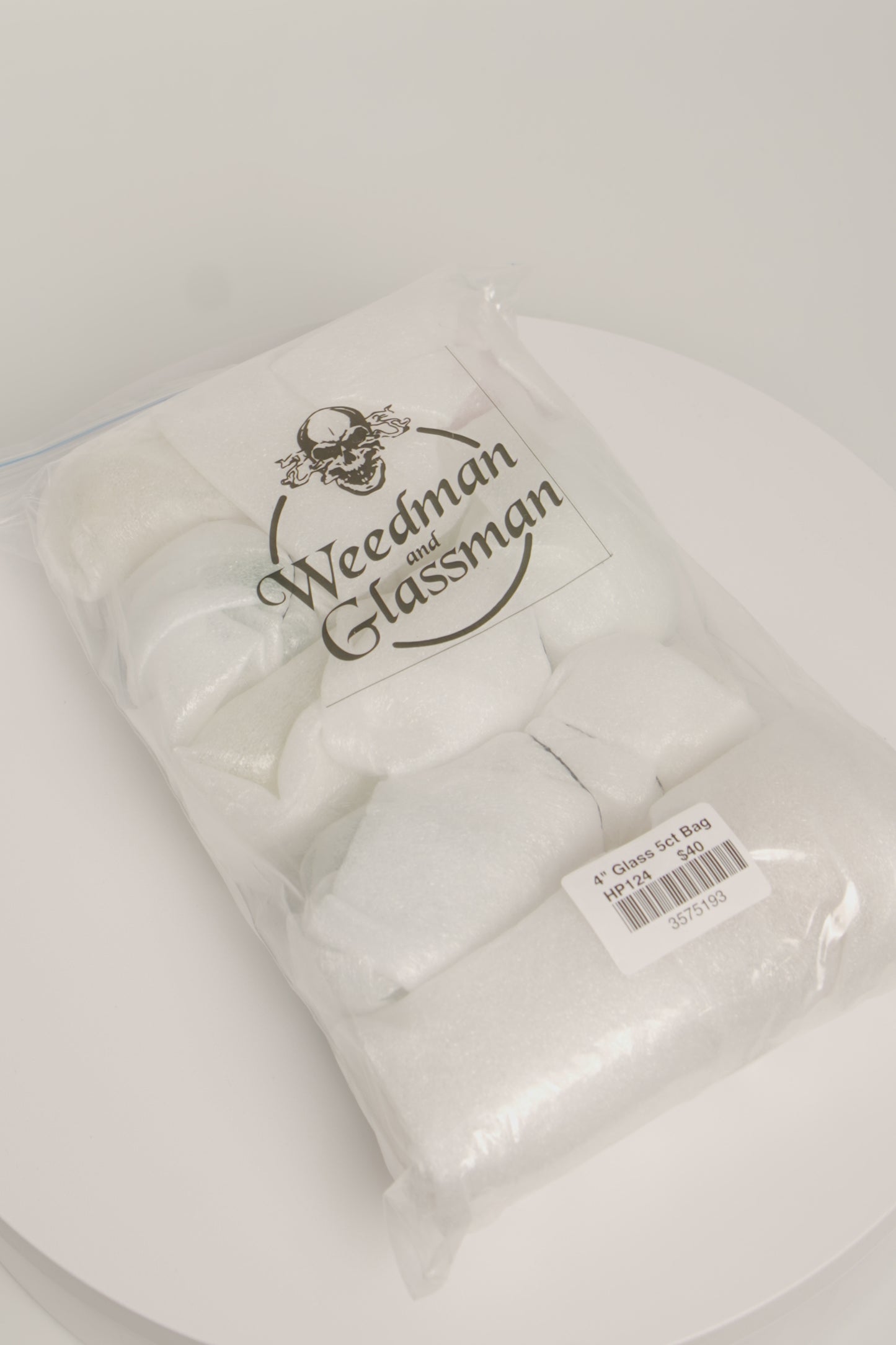 Colortube w/ Silverfume Hand Pipe | 4 Inch | 5 Piece Pack