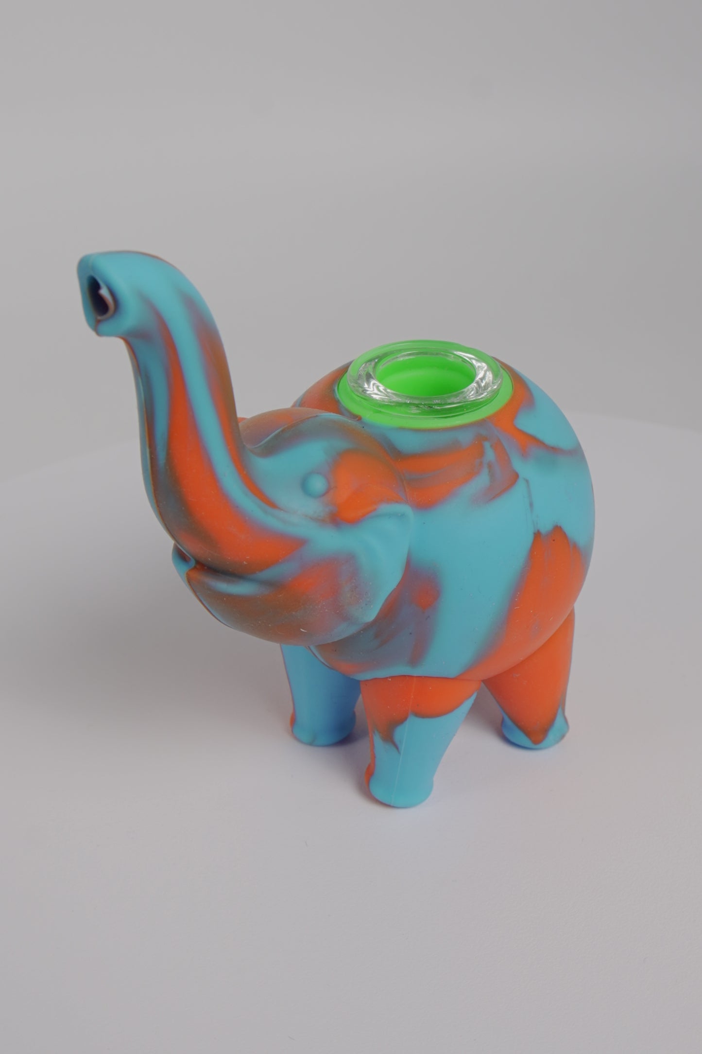 Silicone Hand Pipe | Elephant Design | 5 Inch