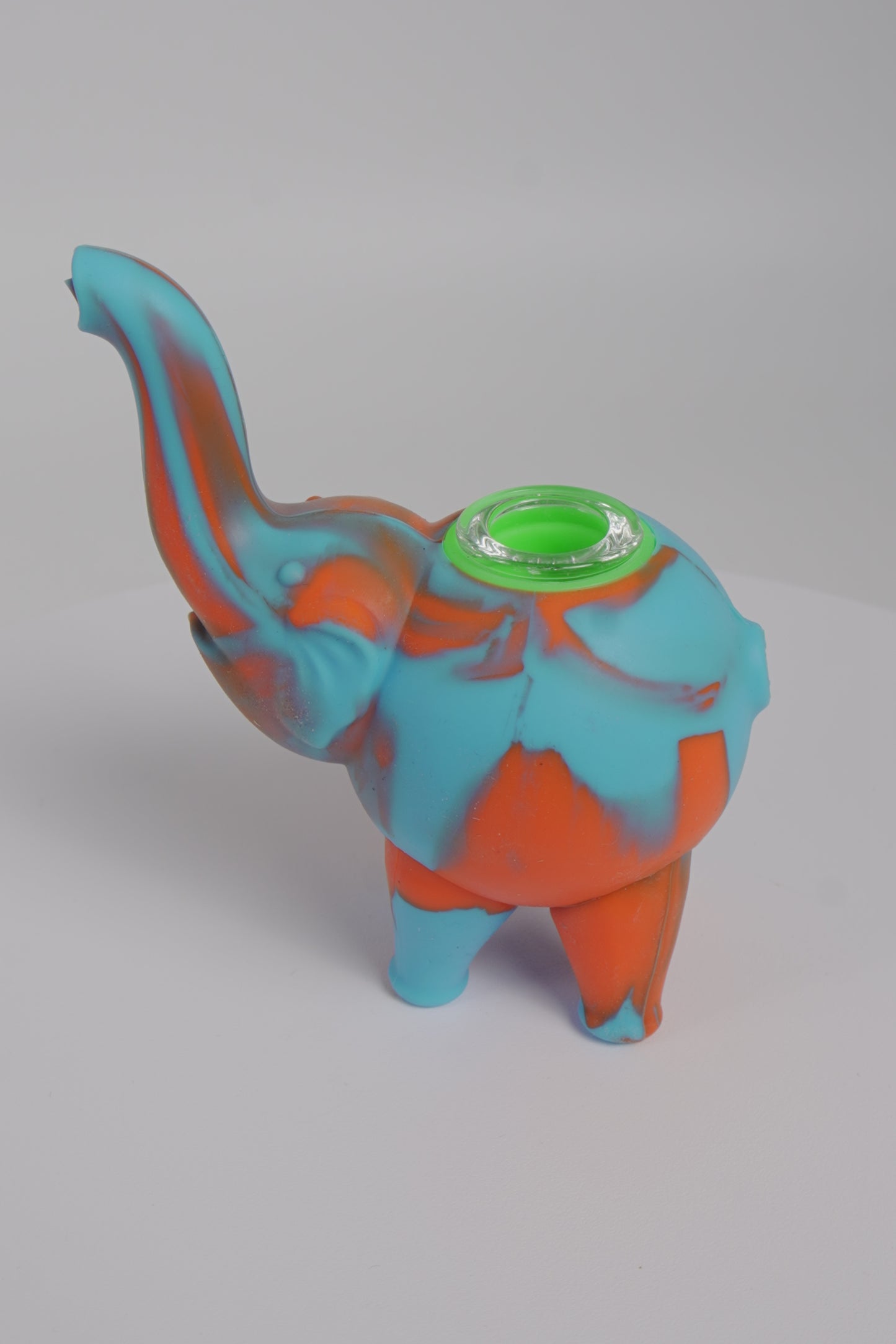 Silicone Hand Pipe | Elephant Design | 5 Inch