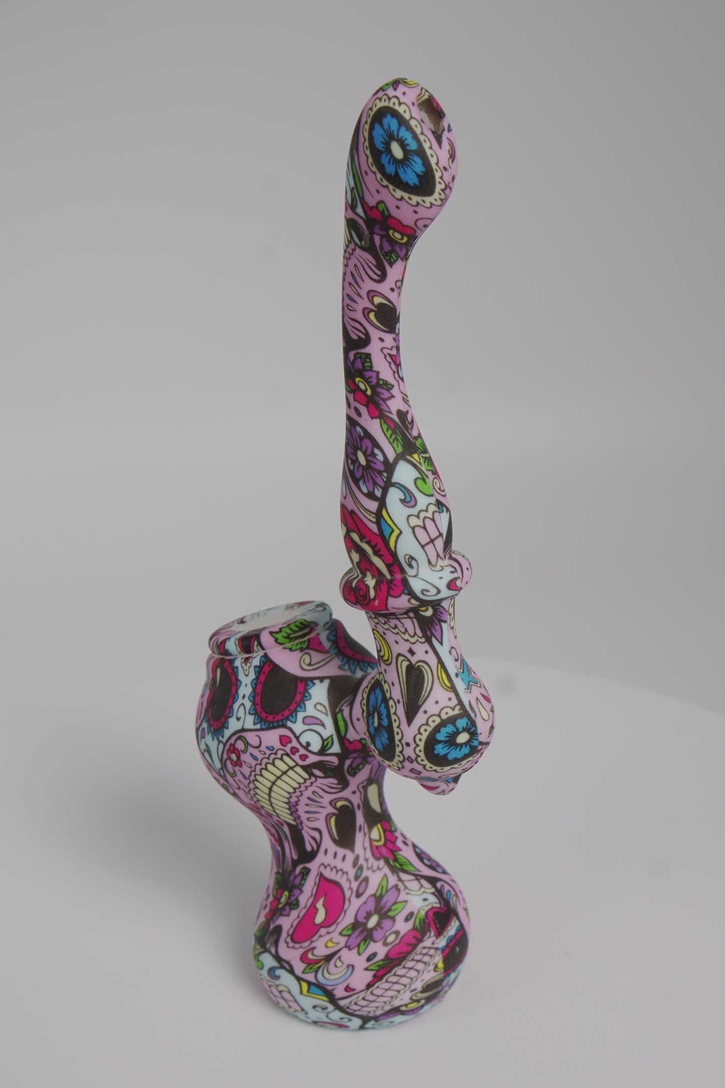 Silicone Bubbler | Assorted Printed Design | 7 Inch