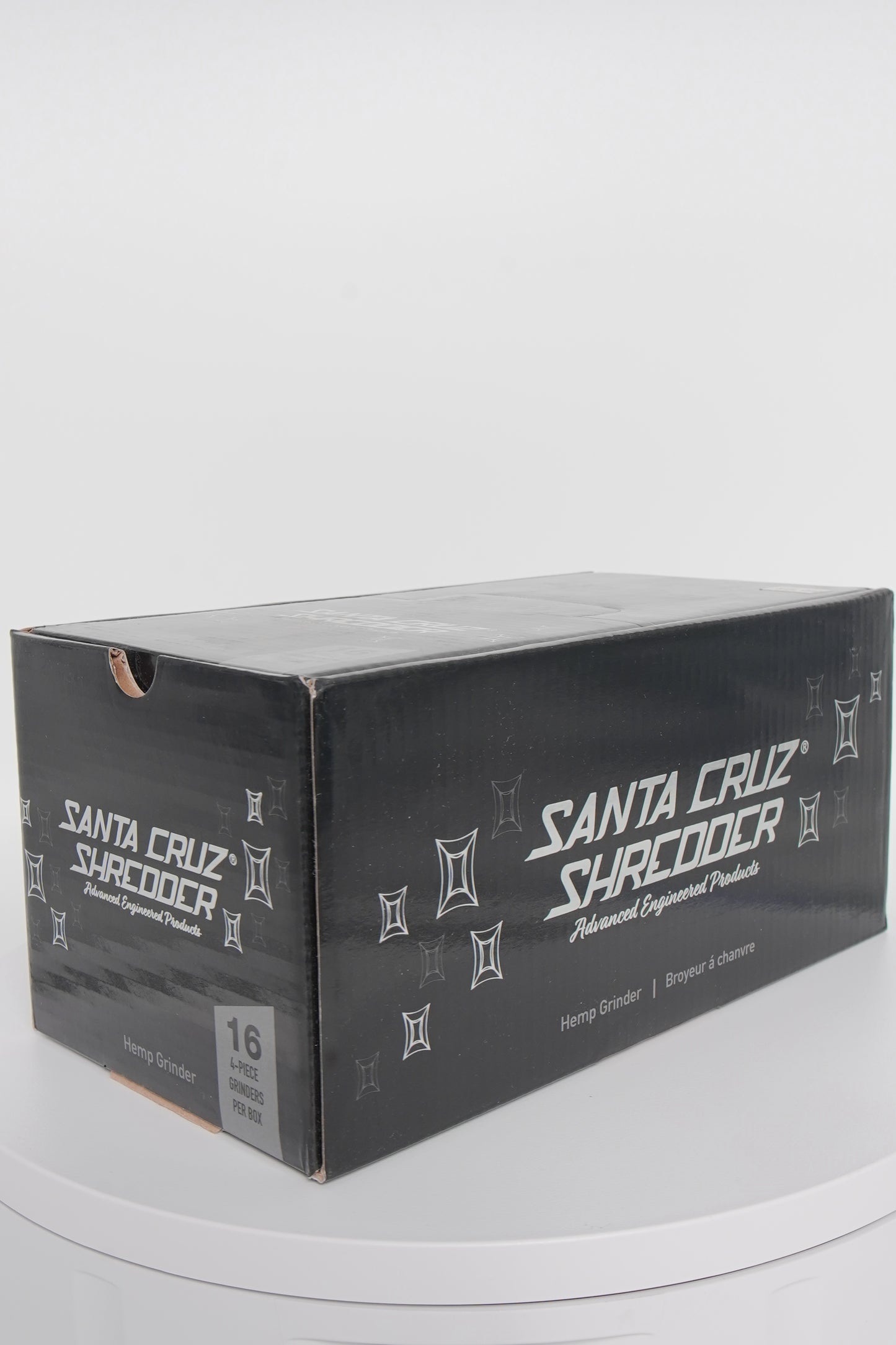 Santa Cruz Shredder | Variety Color Hemp Grinder | 16 Pack Display Box