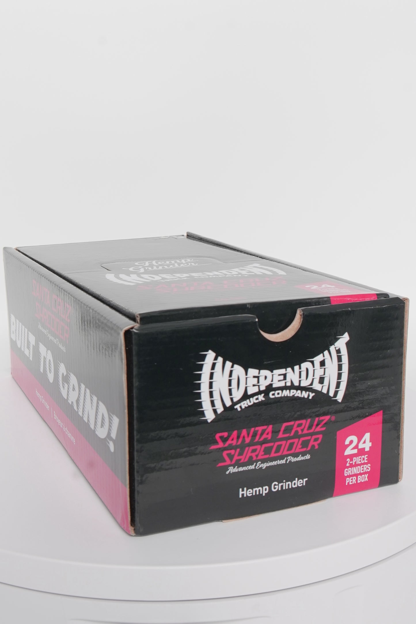 Santa Cruz Shredder | INDEPENDENT Hemp 2-Piece Grinder | 24 Pack