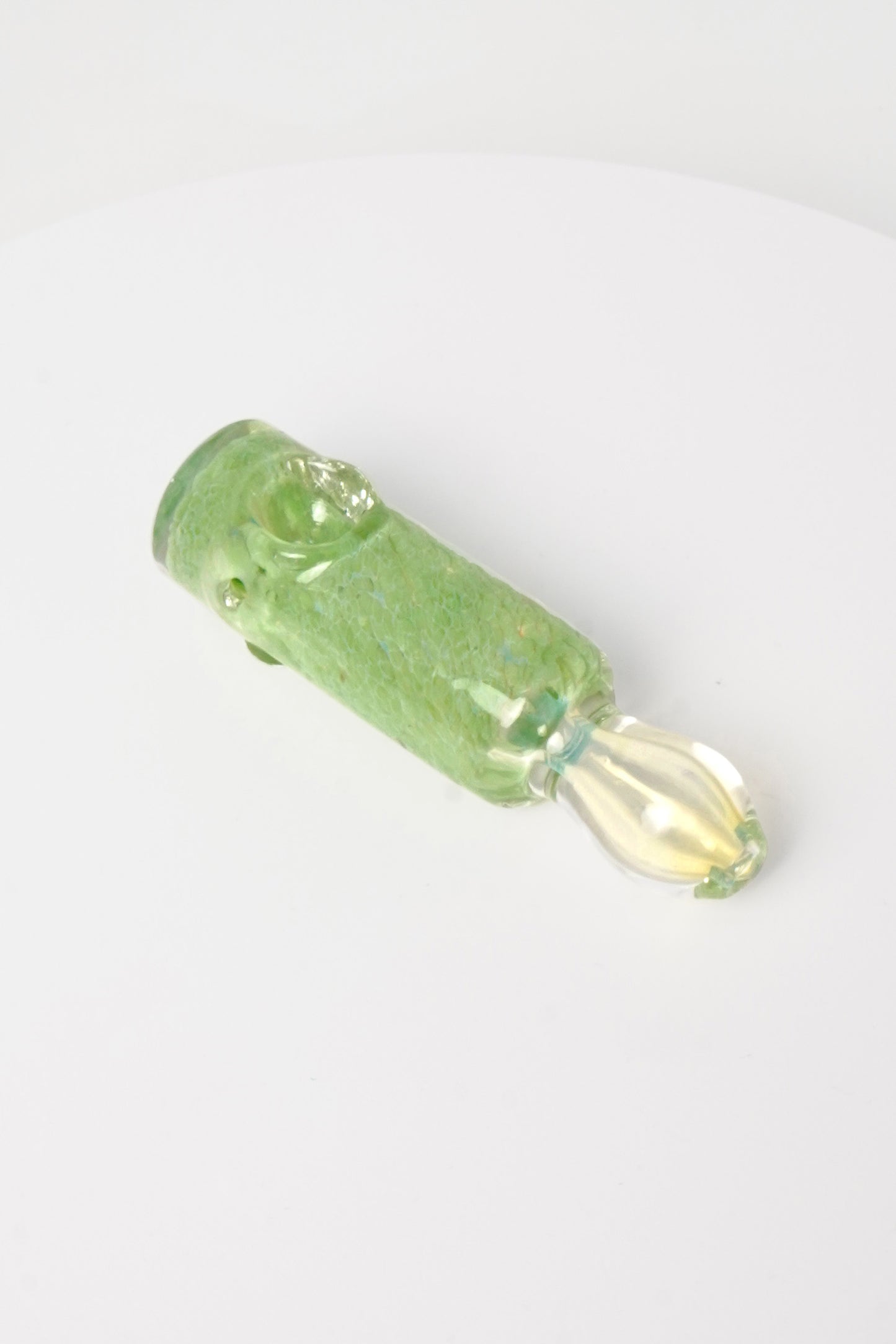 Frit Silverfume Barrel Hand Pipe | 4 Inch | 5 Piece Pack