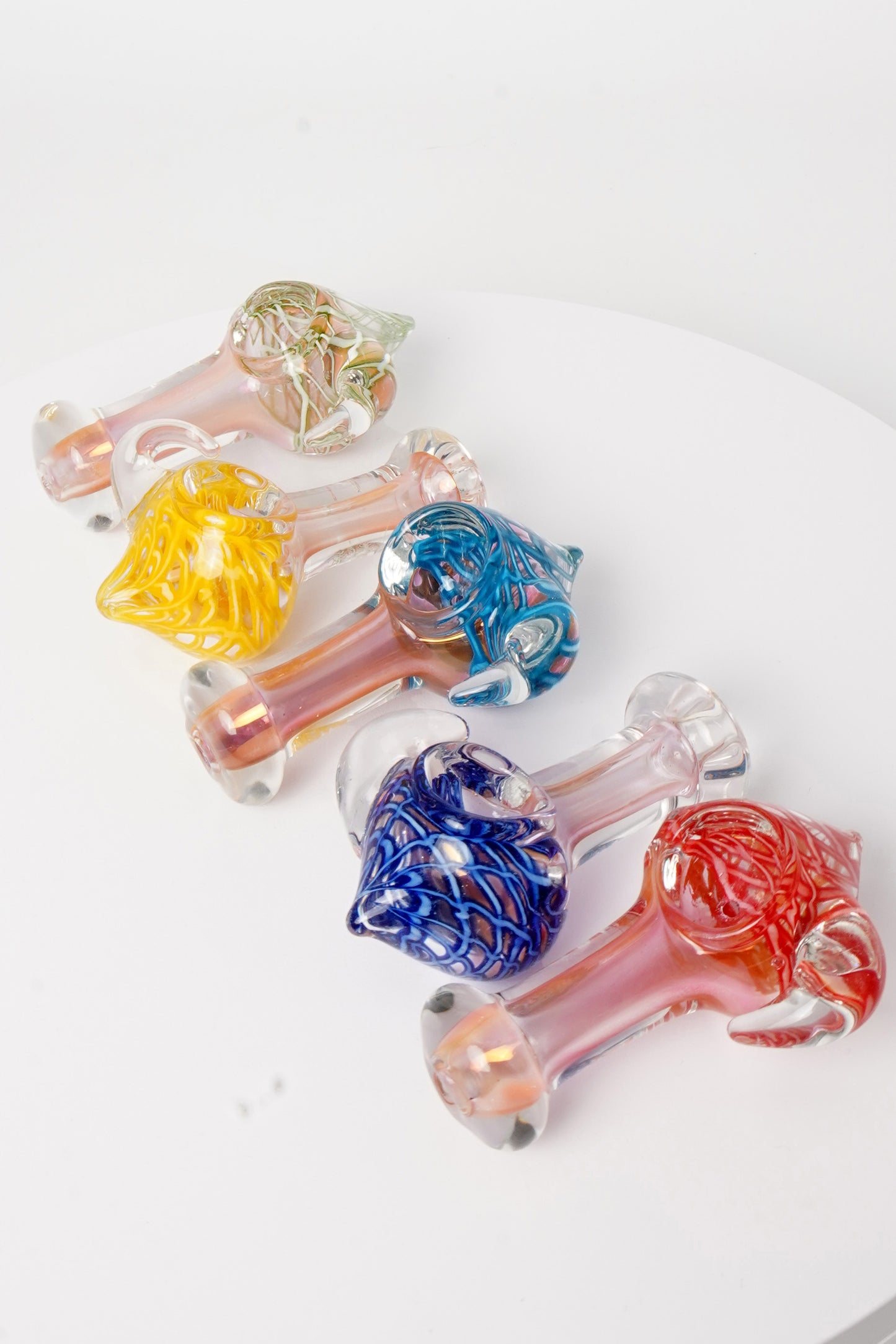 Goldfume Spoon Hand Pipe | 3 Inch | 5 Piece Pack