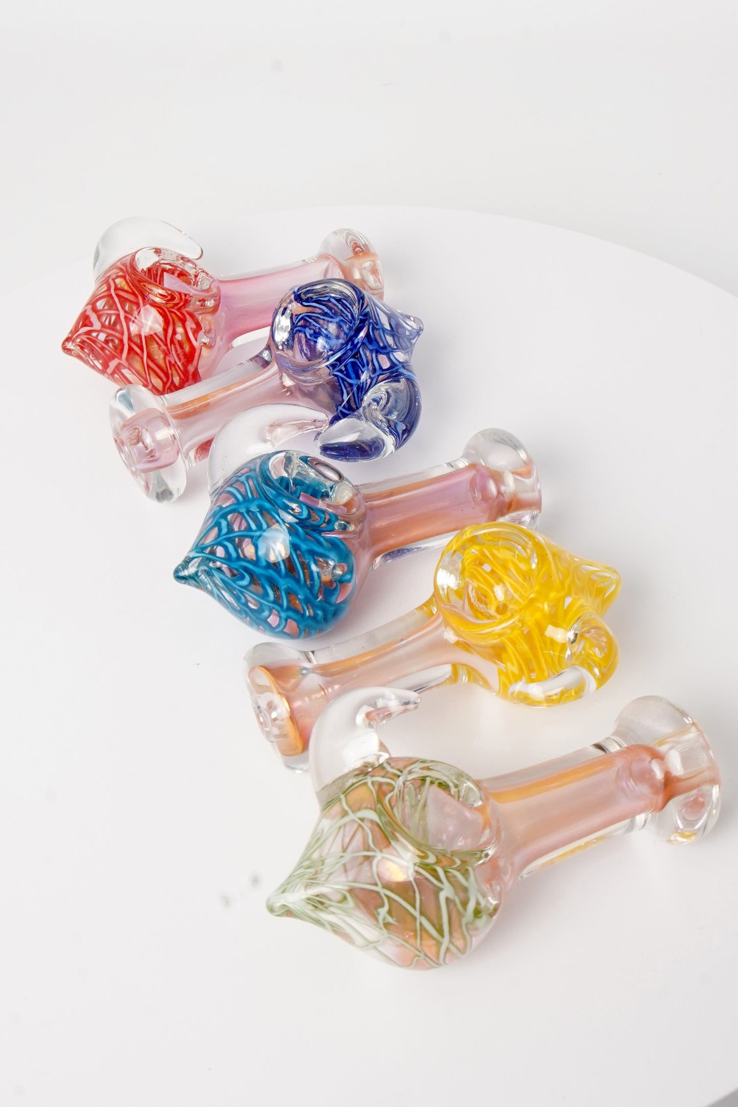 Goldfume Spoon Hand Pipe | 3 Inch | 5 Piece Pack