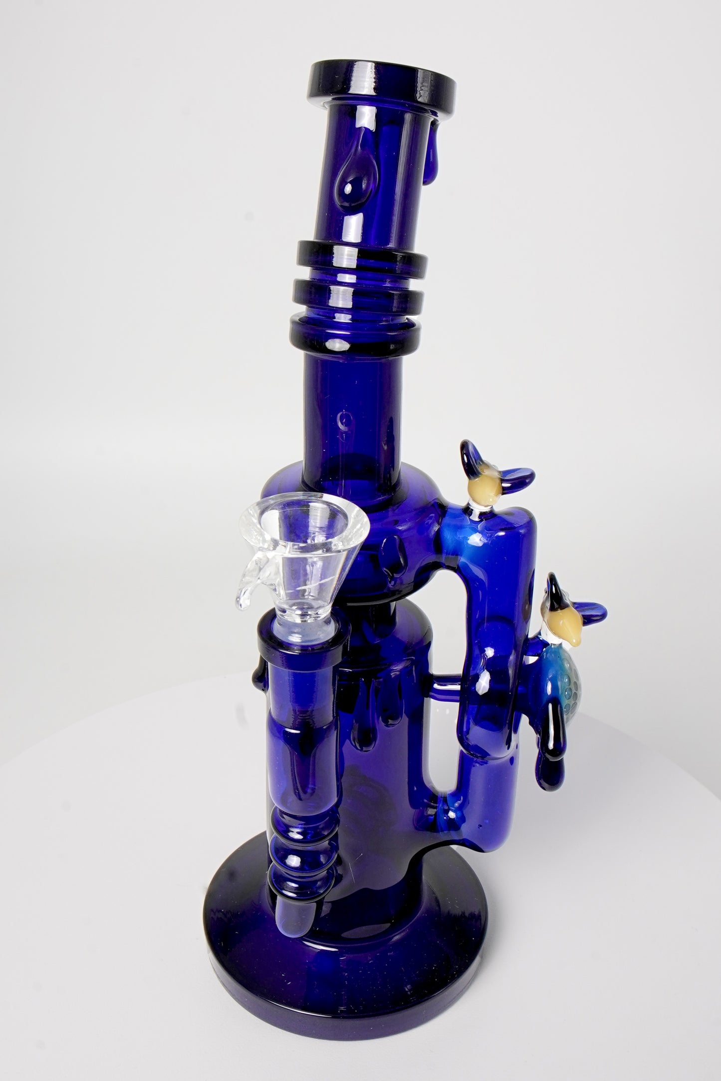 Glass Water Pipe | Bee Design | 10 Inch