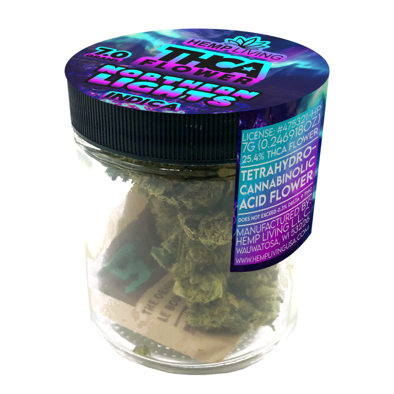 7g INDICA FLOWER JARS | Hemp Living
