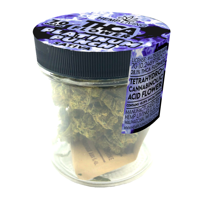 7g SATIVA FLOWER JARS | Hemp Living