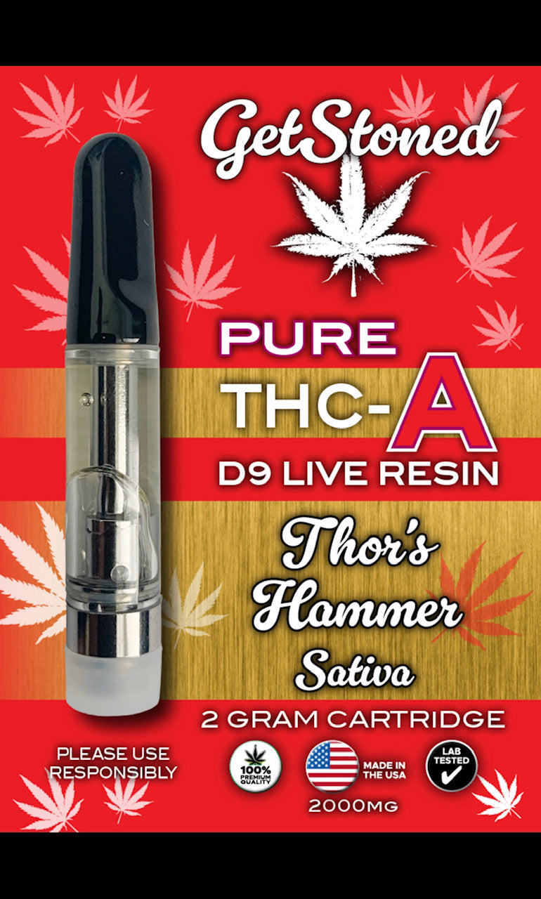 Get Stoned 2g Pure THCA Cartridge