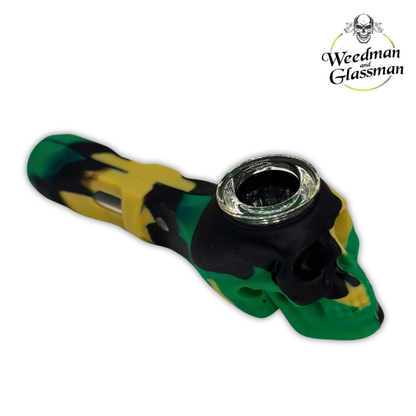 Silicone Skull Hand Pipe | 4 inch