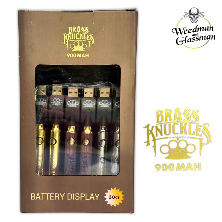 Brass Knuckles Battery Display | 510 Cart Batteries – WG Distro